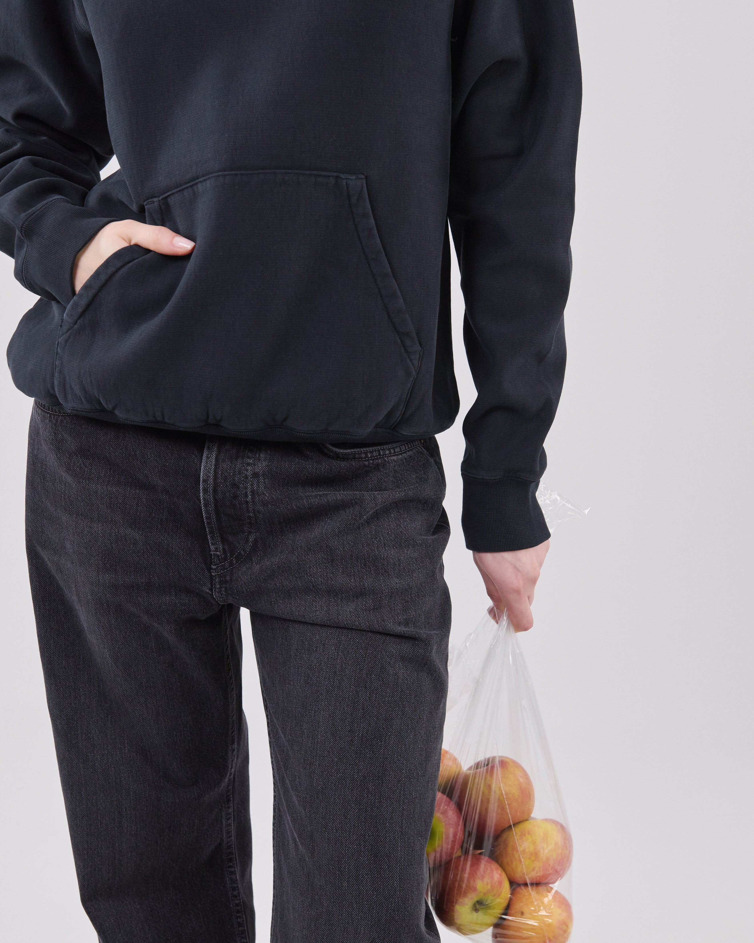 Classic Hoodie Crossgrain, True Black