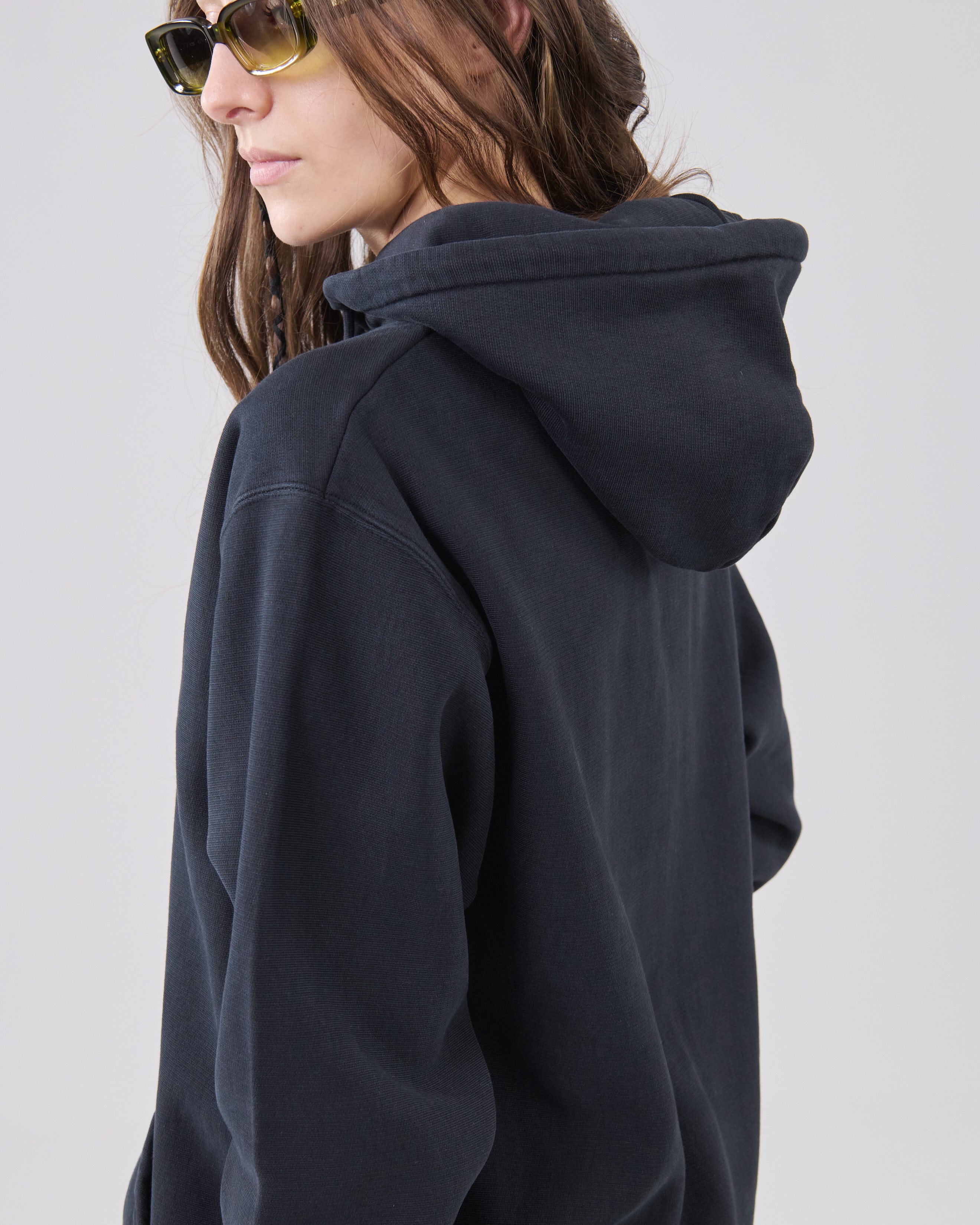 Classic Hoodie Crossgrain, True Black