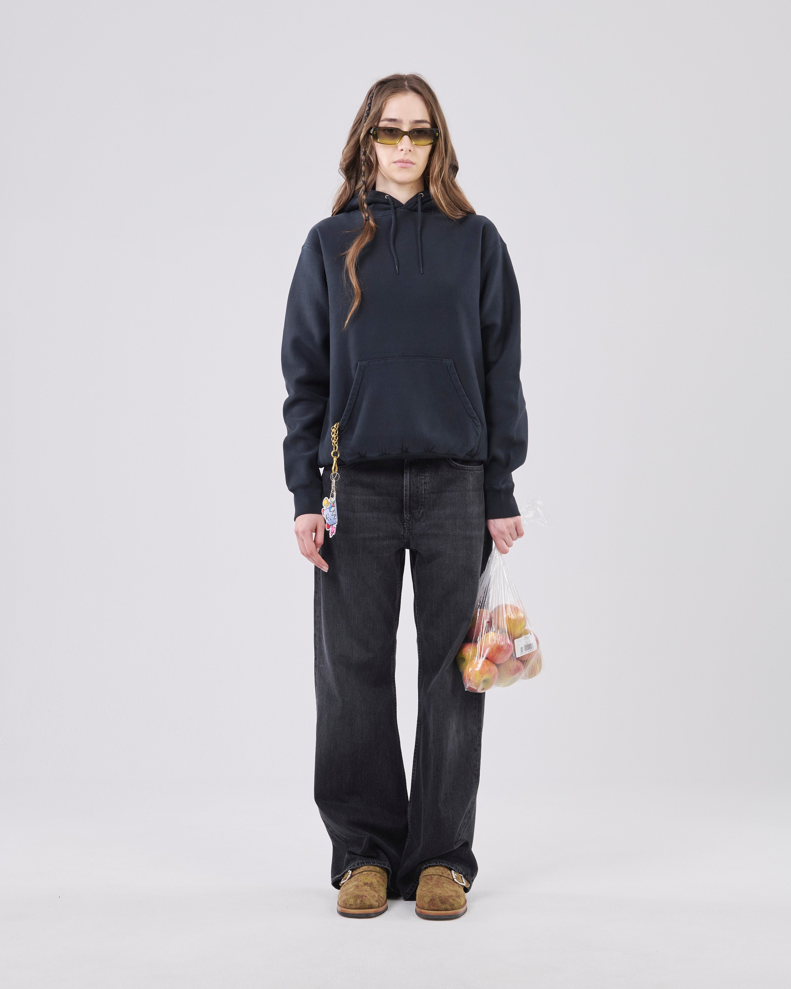 Classic Hoodie Crossgrain, True Black