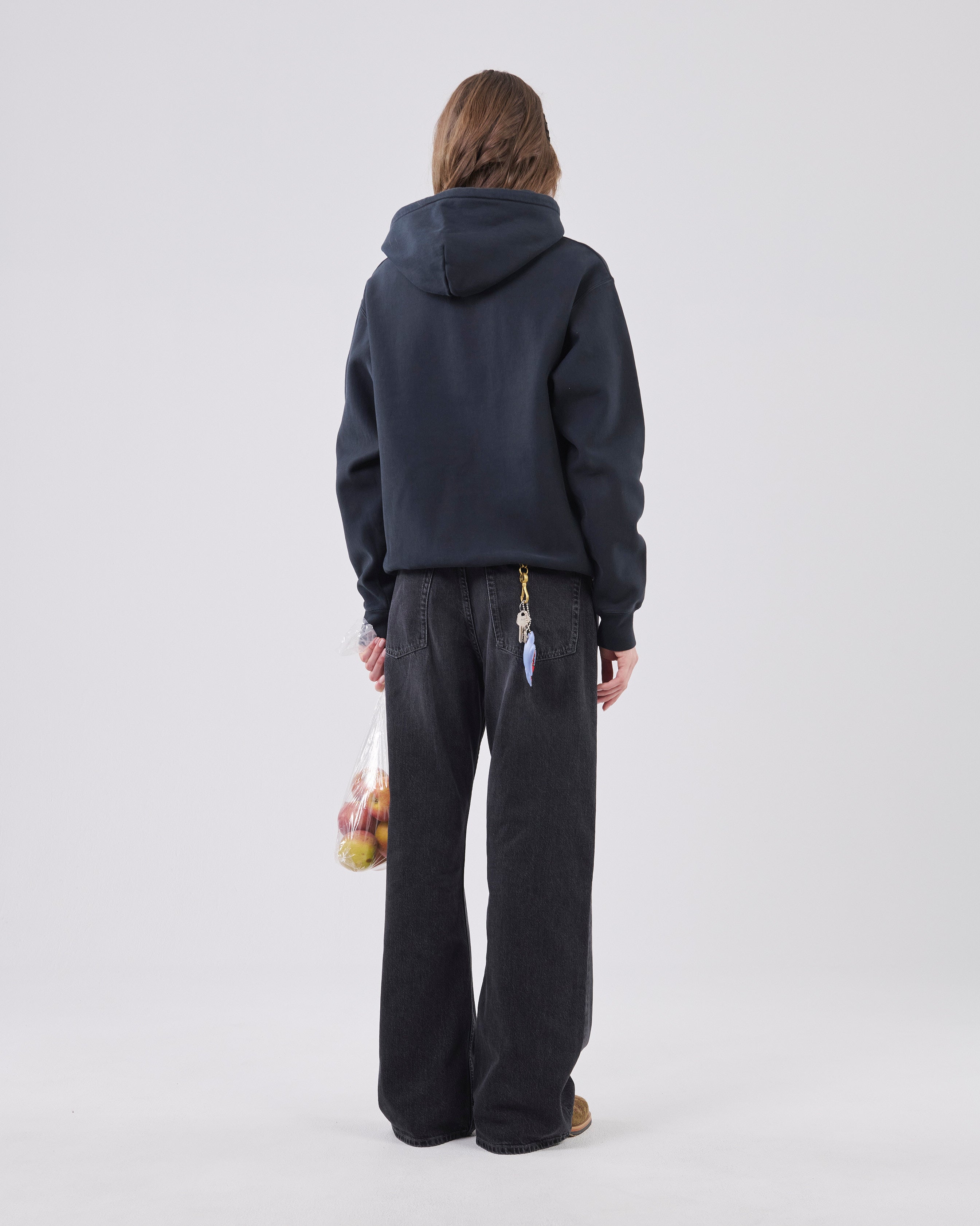 Classic Hoodie Crossgrain, True Black