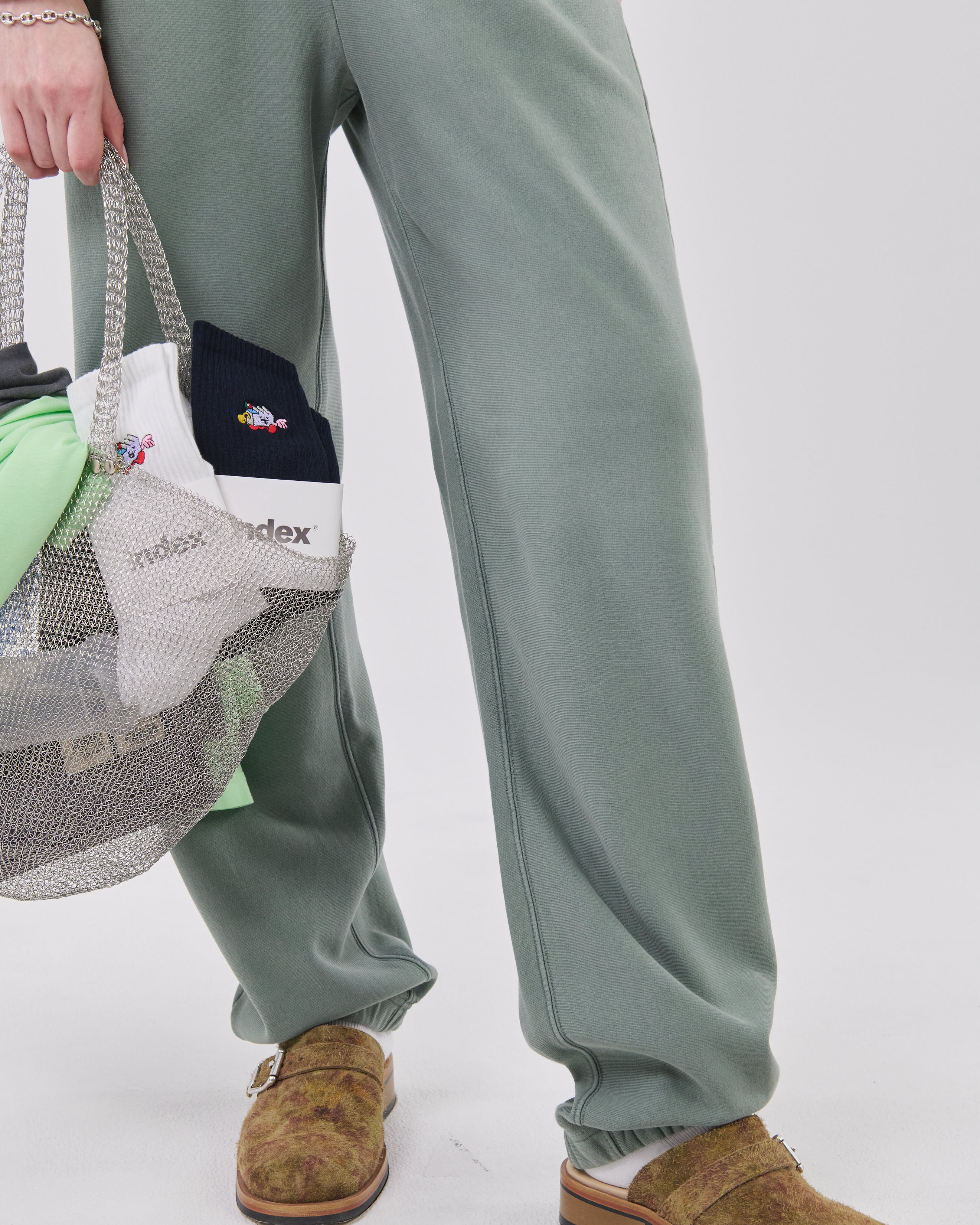 Oversized Sweatpants Crossgrain 310, Hazy Sage