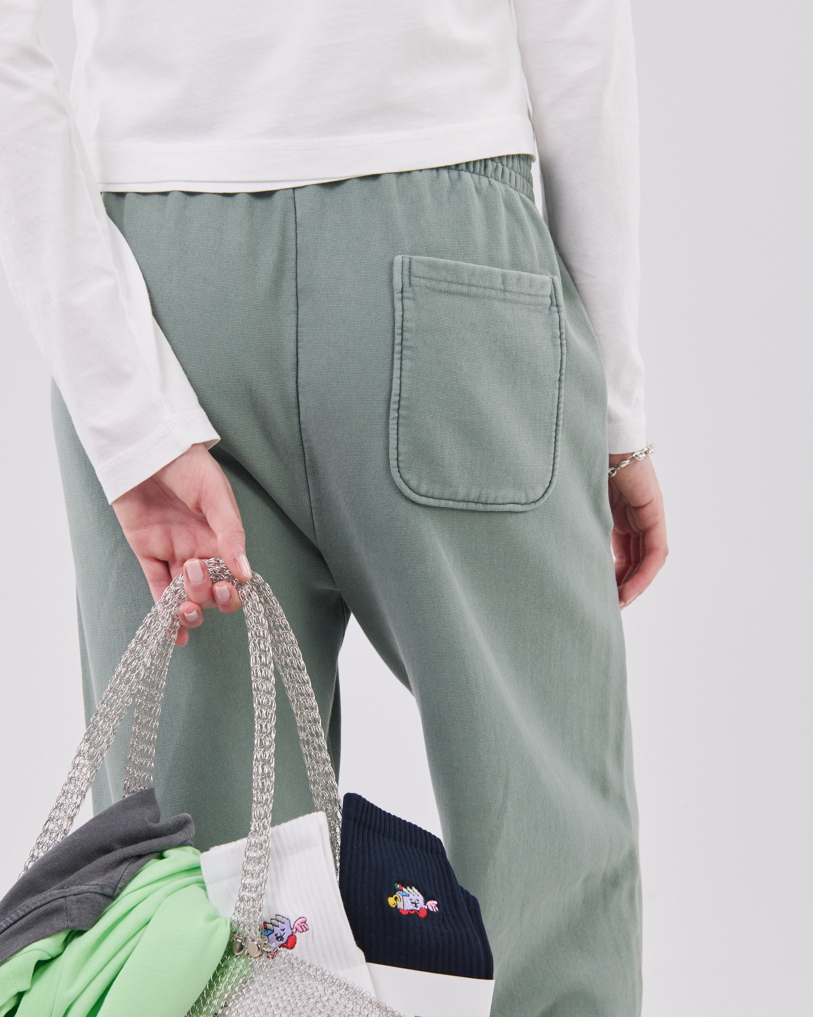 Oversized Sweatpants Crossgrain 310, Hazy Sage