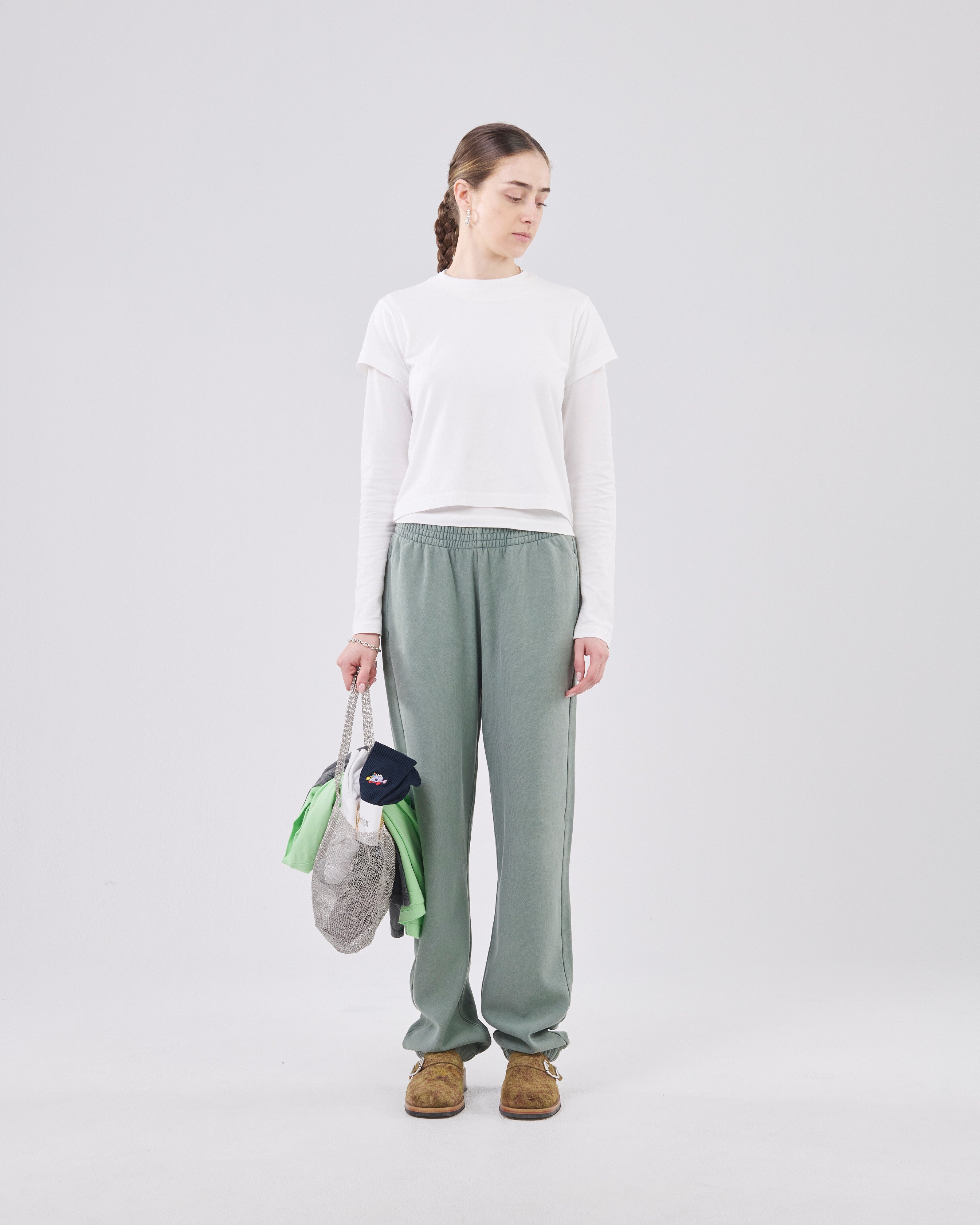 Oversized Sweatpants Crossgrain 310, Hazy Sage