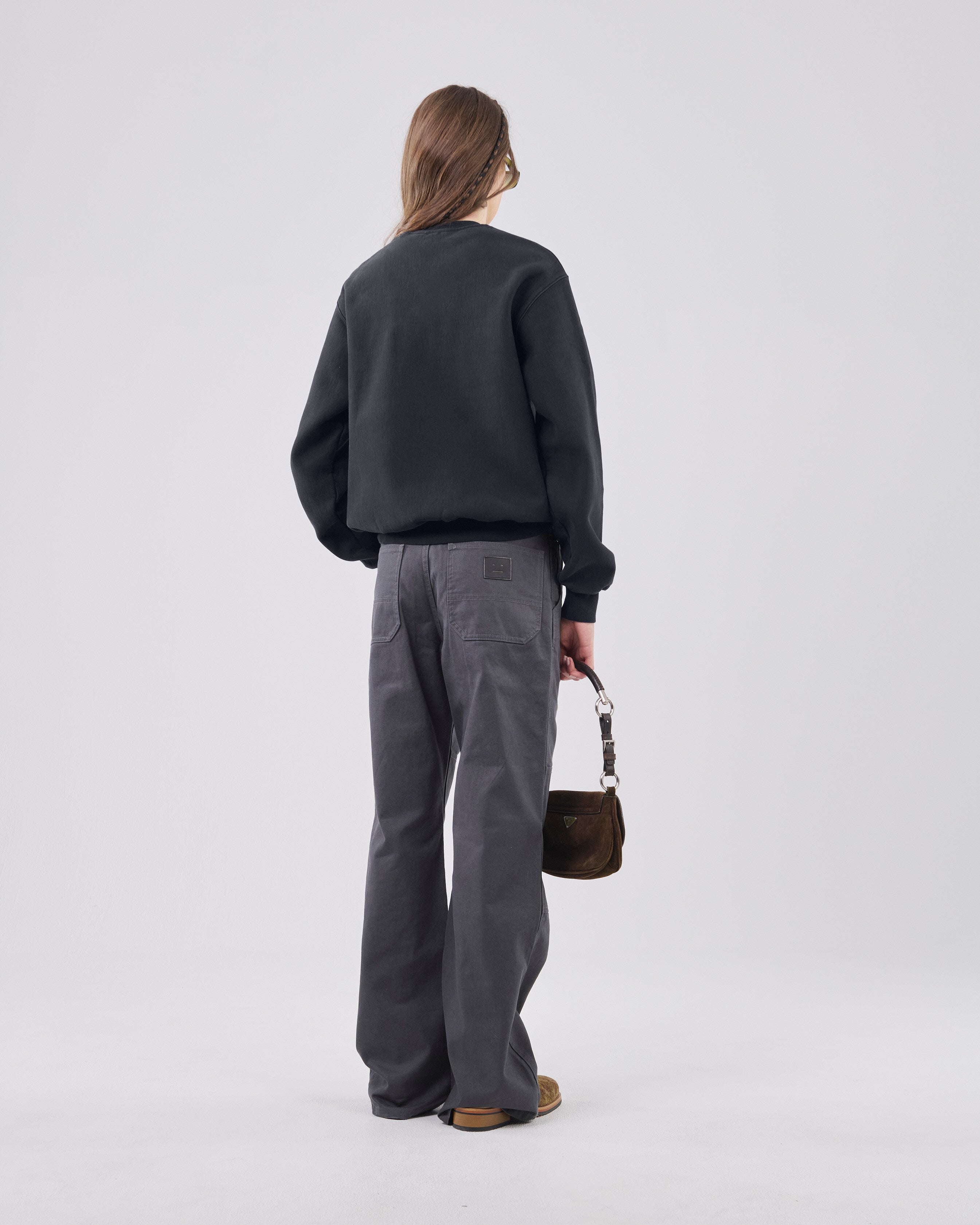 Classic Sweatshirt Crossgrain, True Black