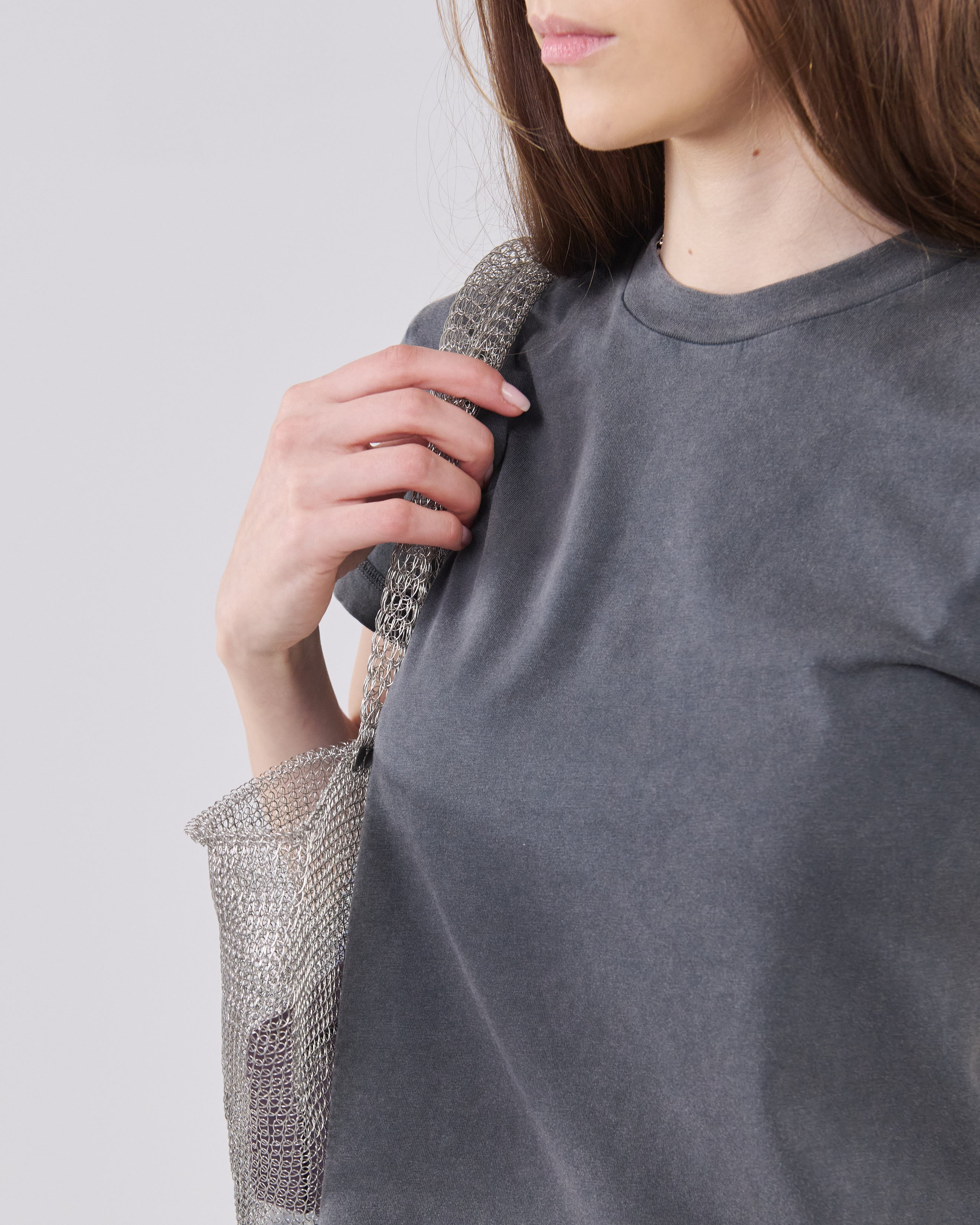 Cropped T-Shirt, Midnight Fade
