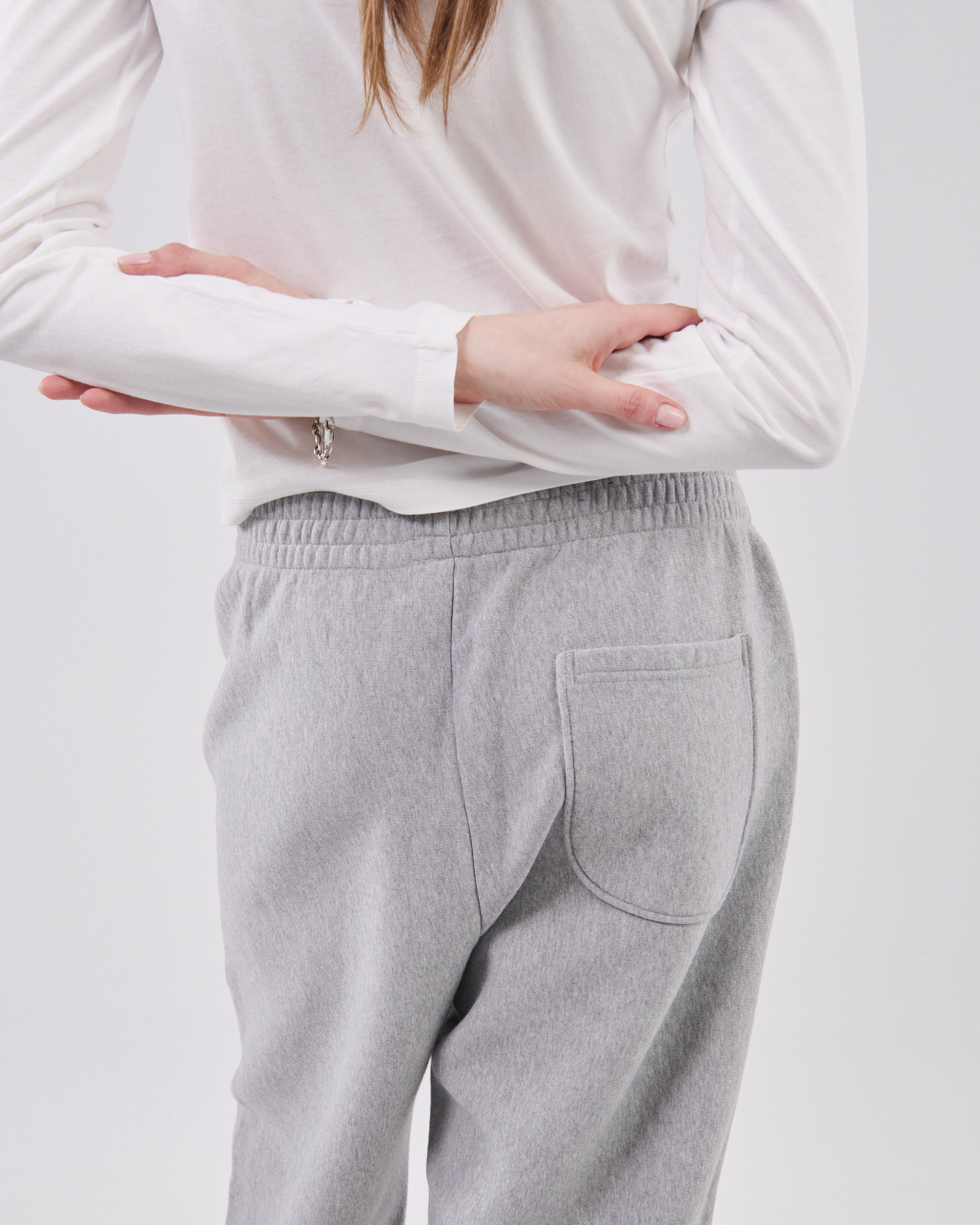 Oversized Sweatpants Crossgrain 310, Grey Mescla