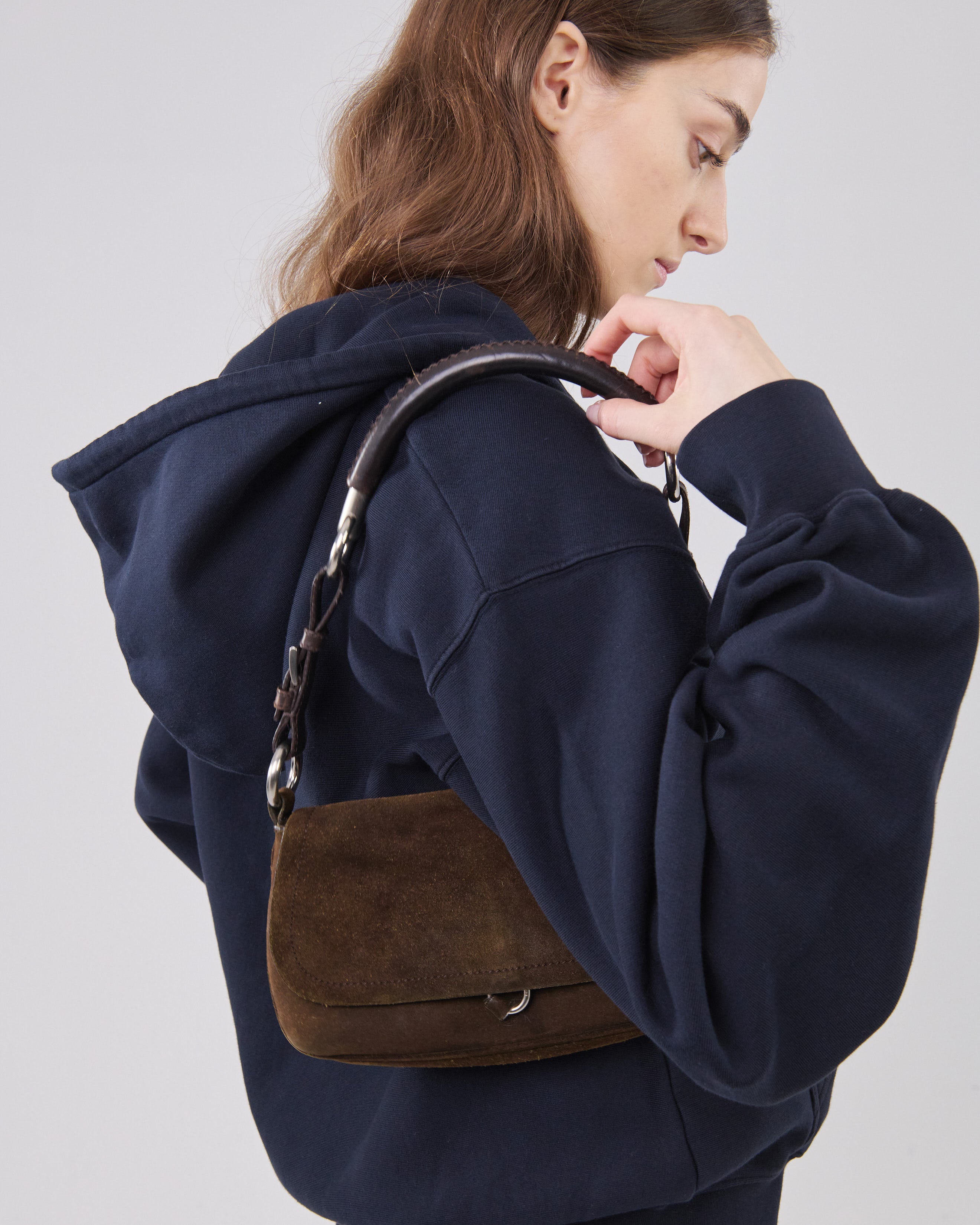 Zip Hoodie Crossgrain 310, Dark Navy