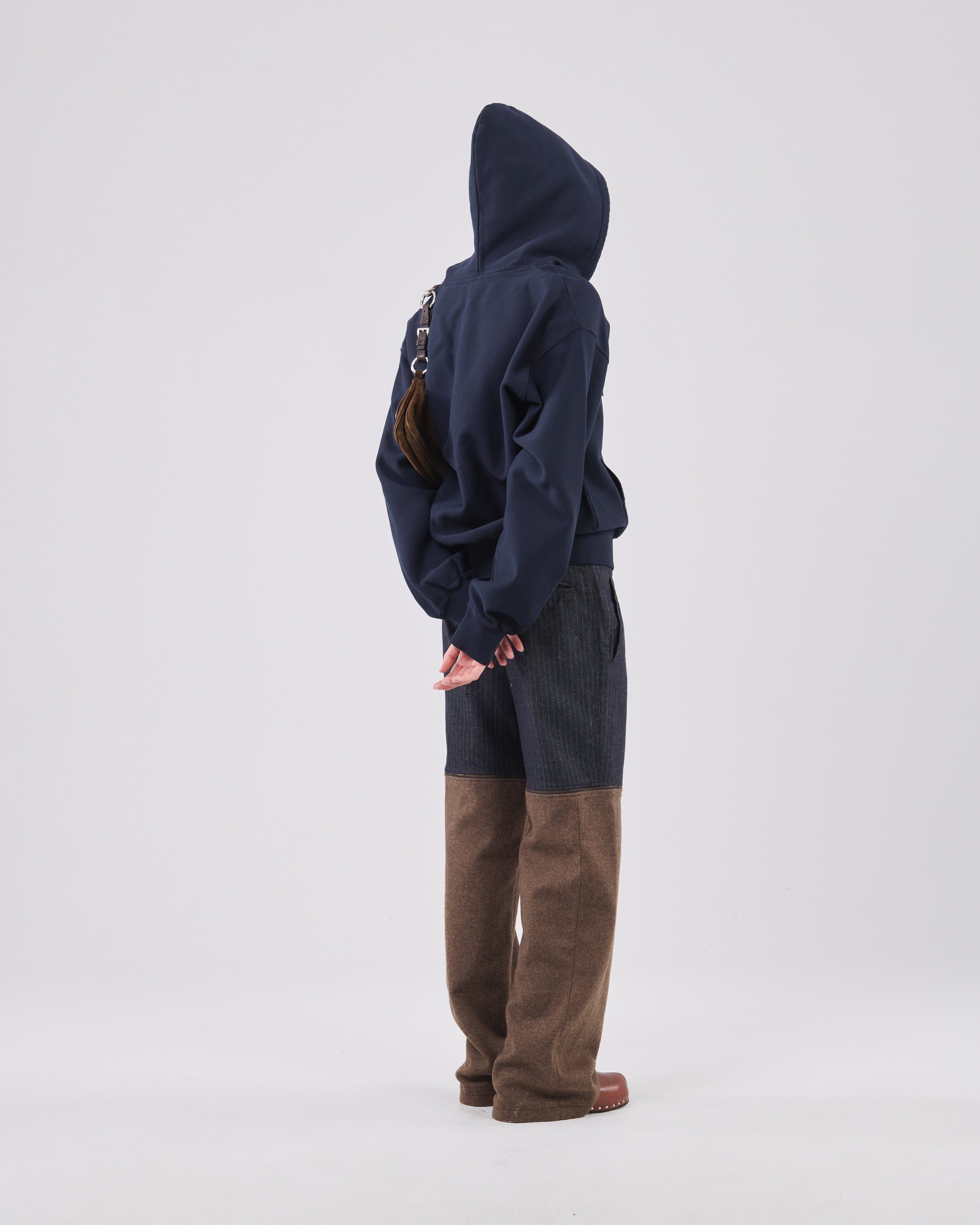 Zip Hoodie Crossgrain 310, Dark Navy