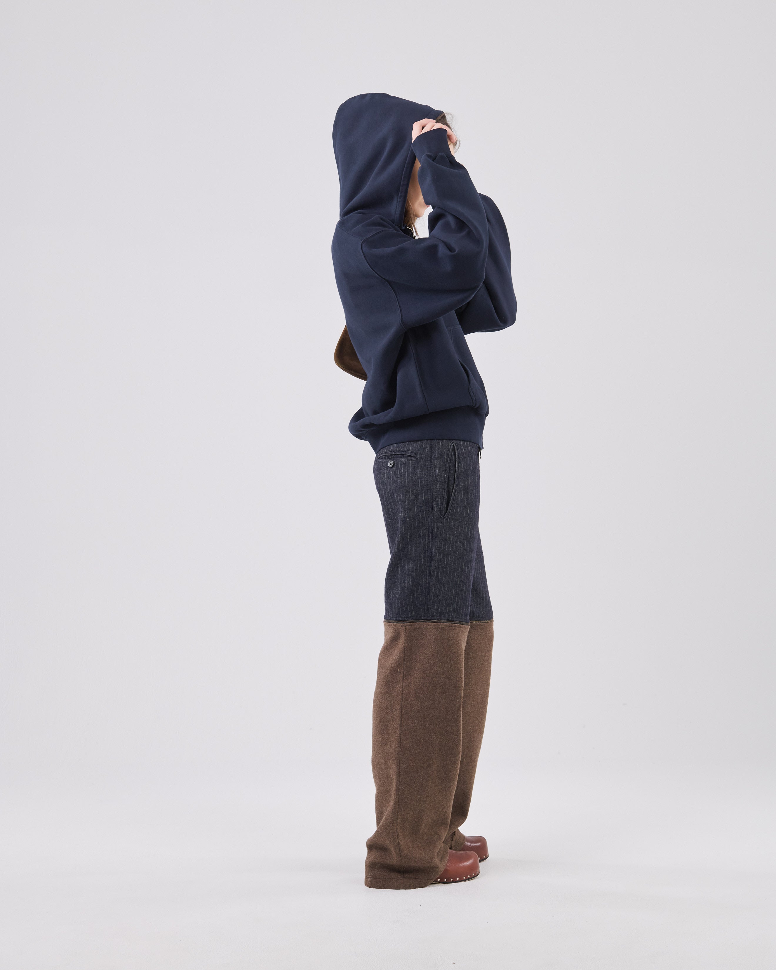 Zip Hoodie Crossgrain 310, Dark Navy