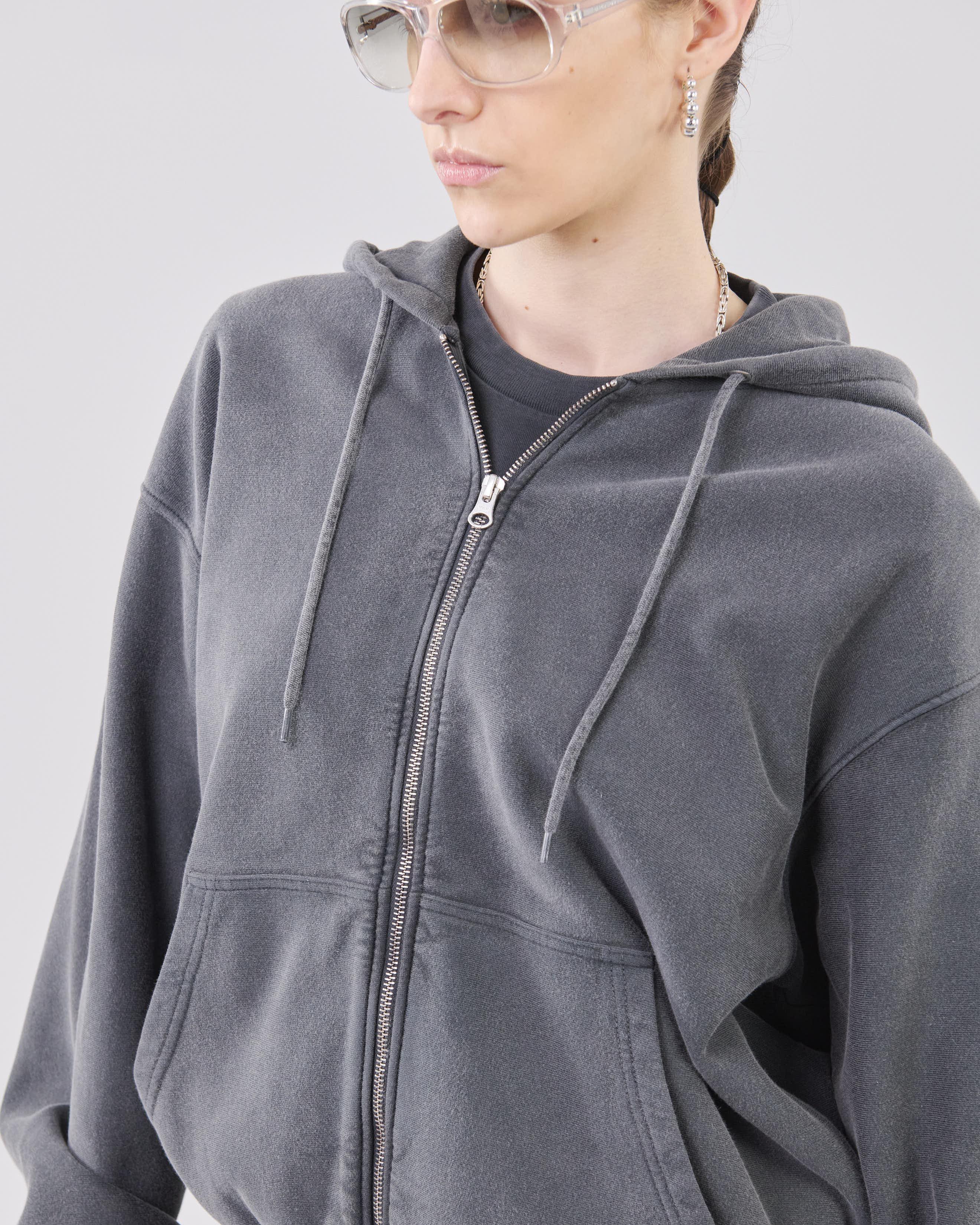 Zip Hoodie Crossgrain 310, Midnight Fade