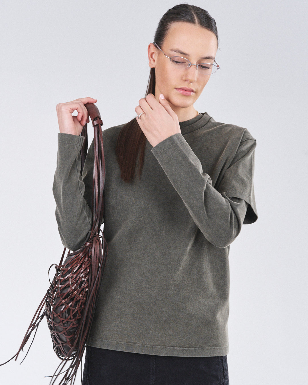 Boxy T-Shirt, Night Forest