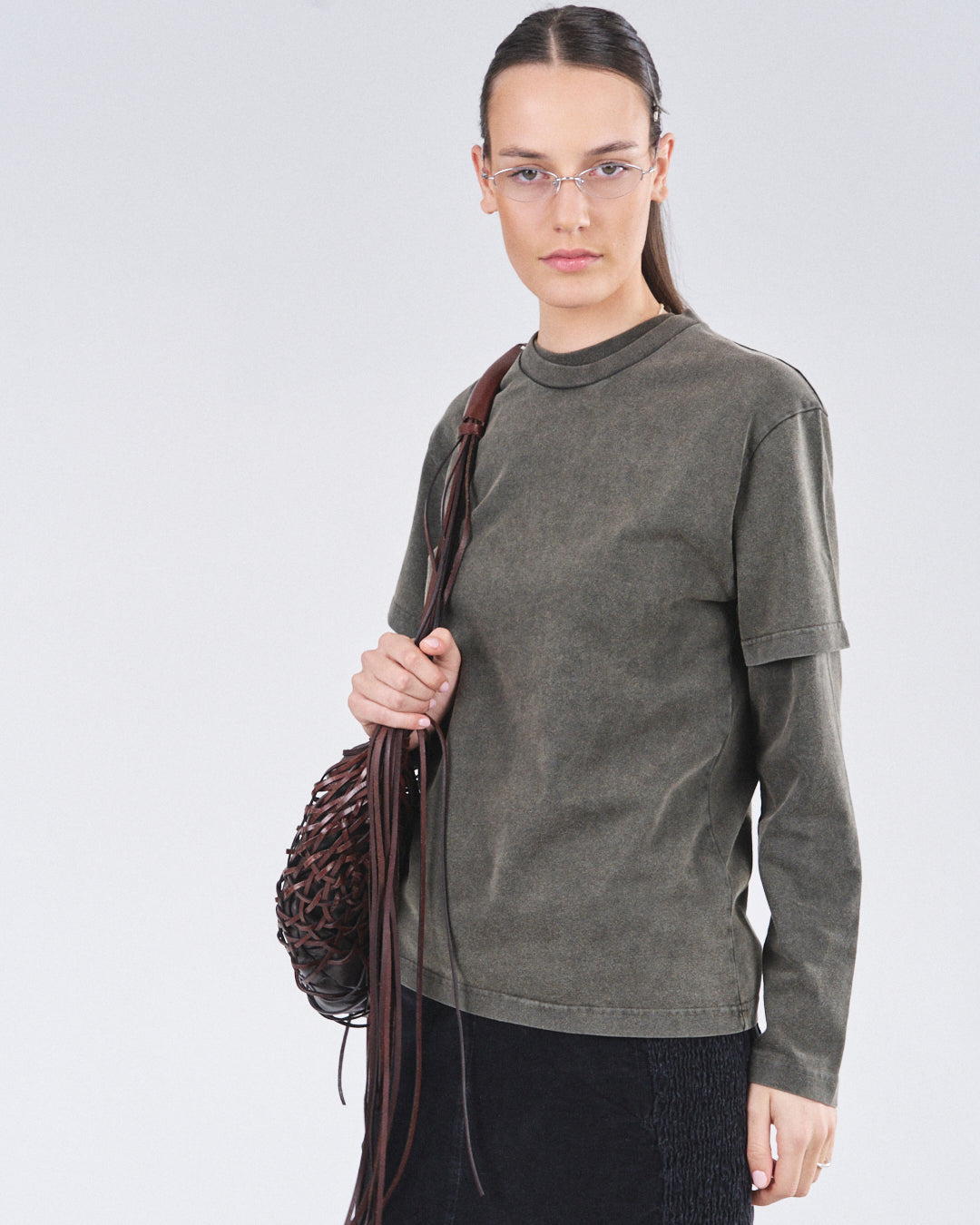 Boxy T-Shirt, Night Forest