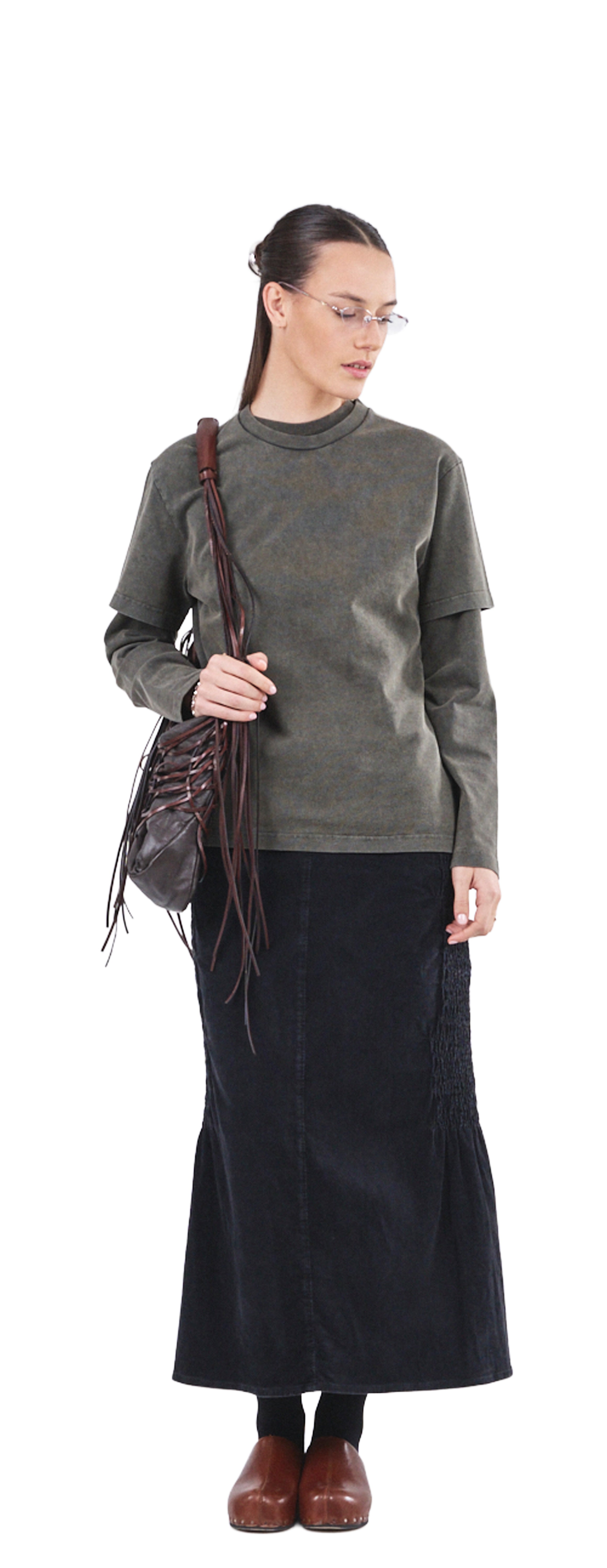 Boxy T-Shirt, Night Forest