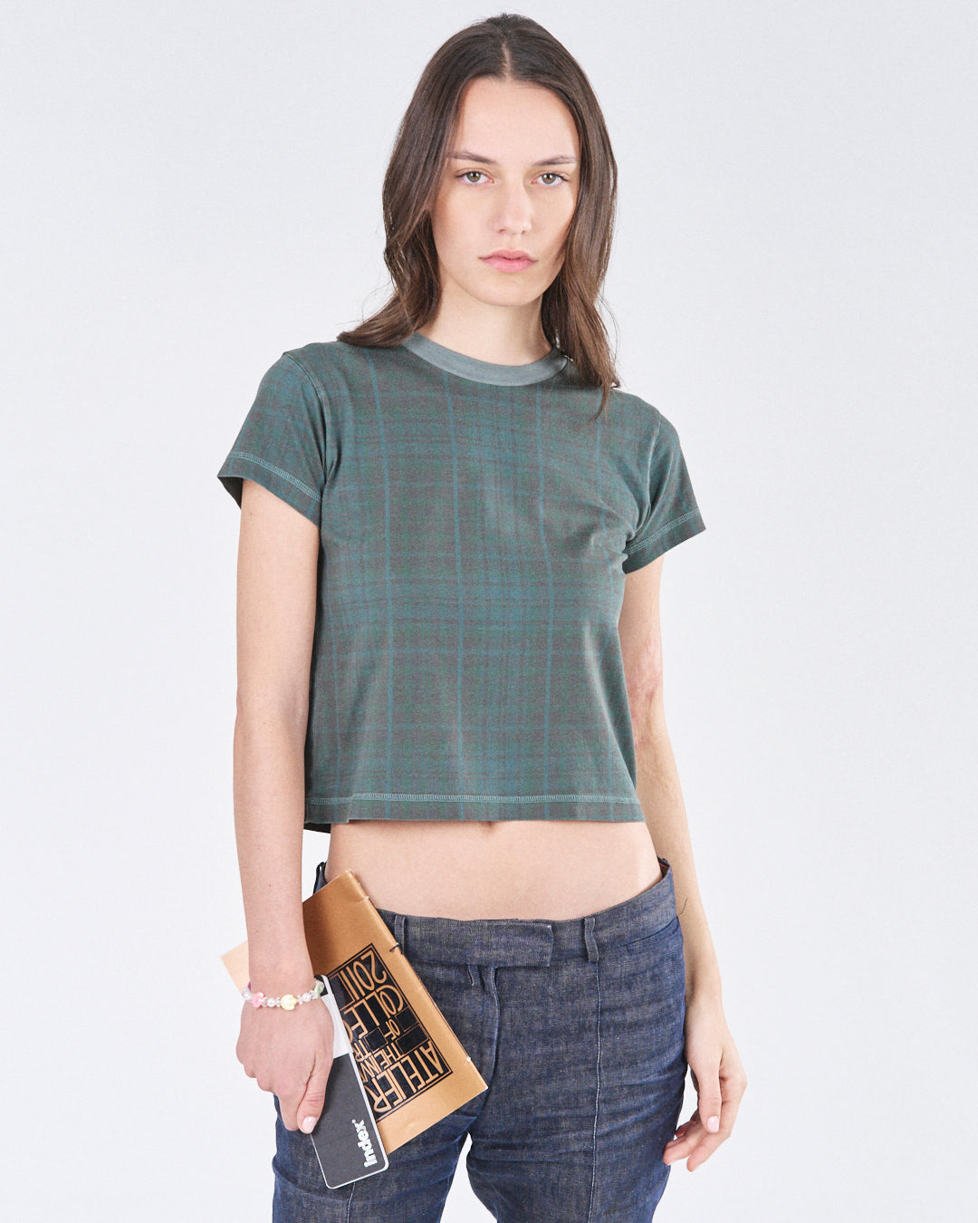 Cropped T-Shirt 135, Goblin Tartan Atelier E.B