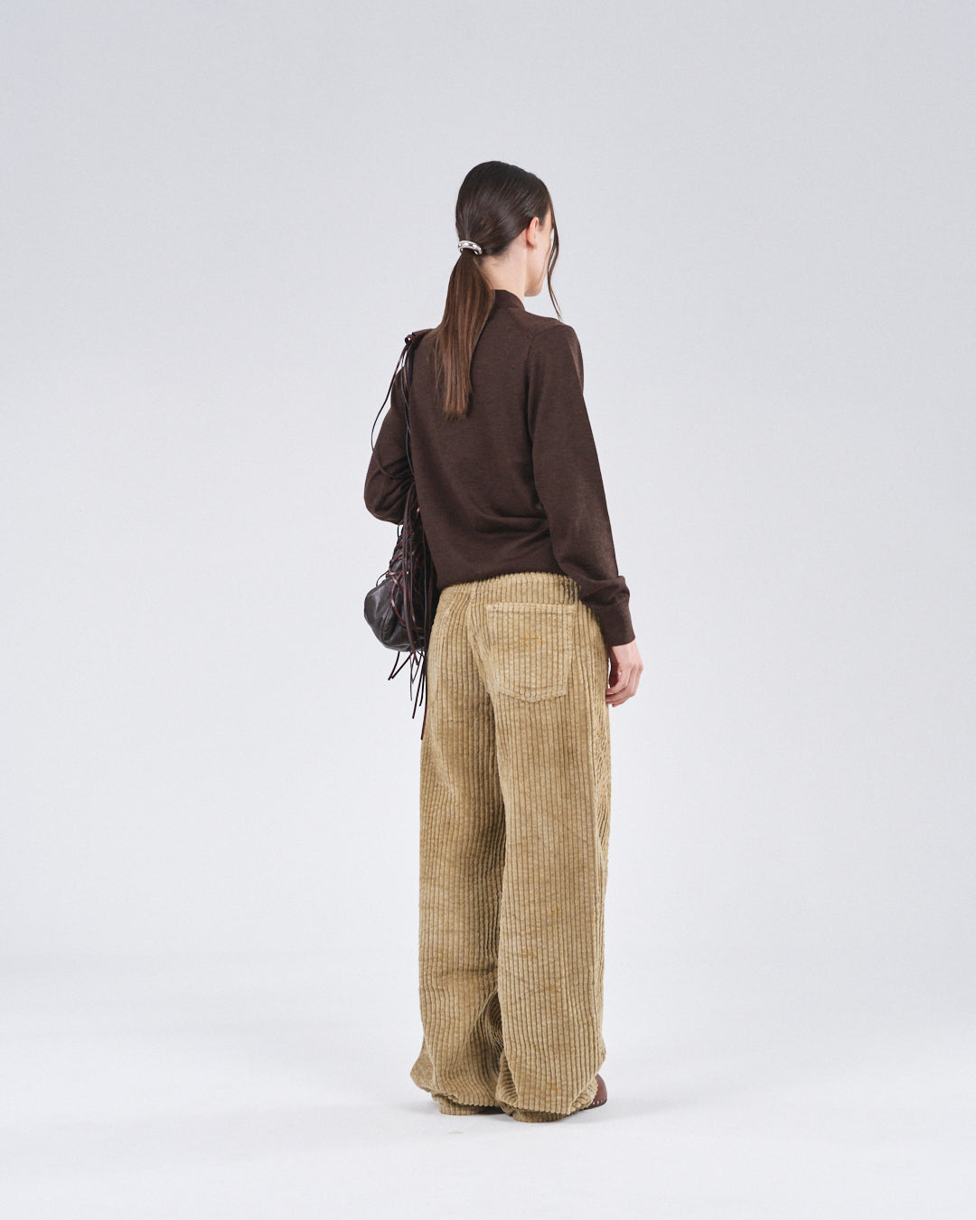 Longsleeve Polo, Ebony Ash