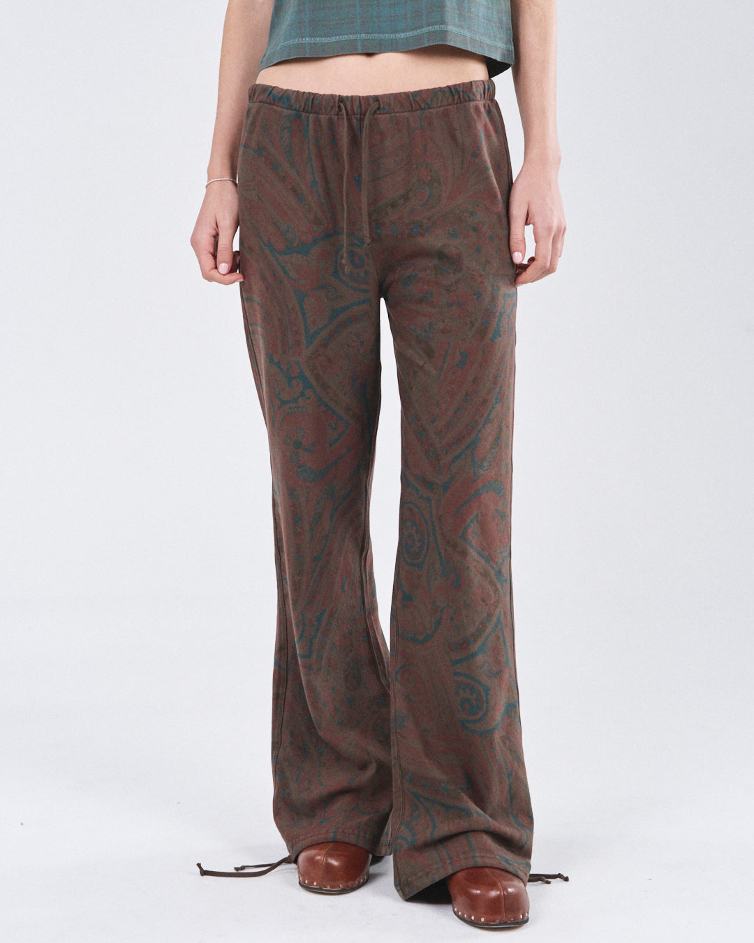 Lounge Pants 270, Cocoa Paisley Atelier E.B