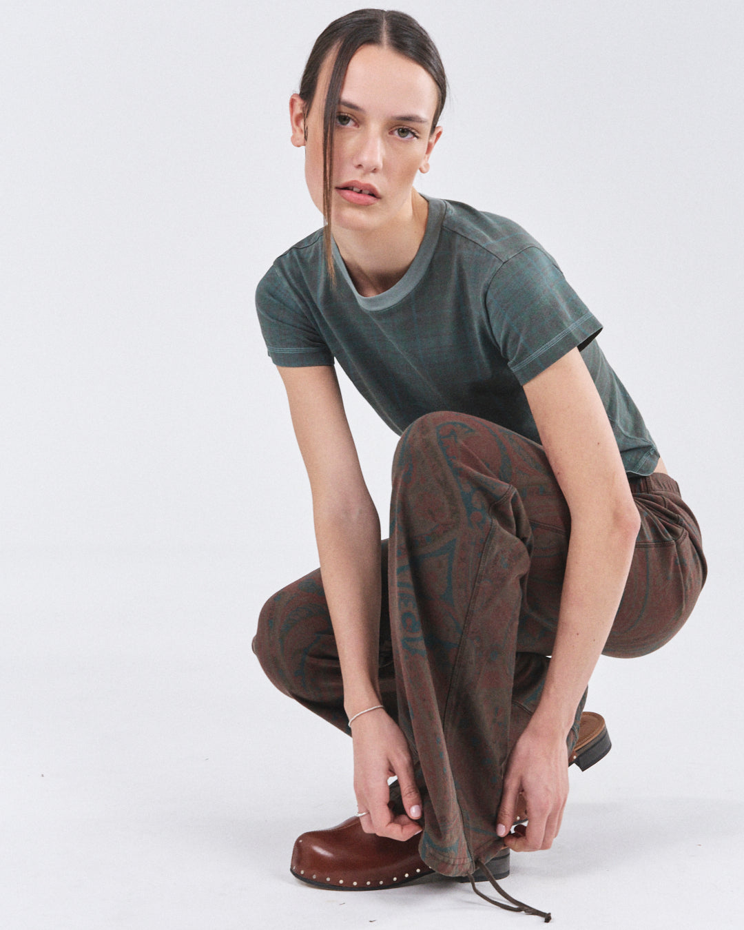 Lounge Pants 270, Cocoa Paisley Atelier E.B