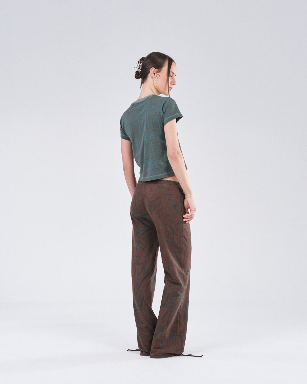 Lounge Pants 270, Cocoa Paisley Atelier E.B