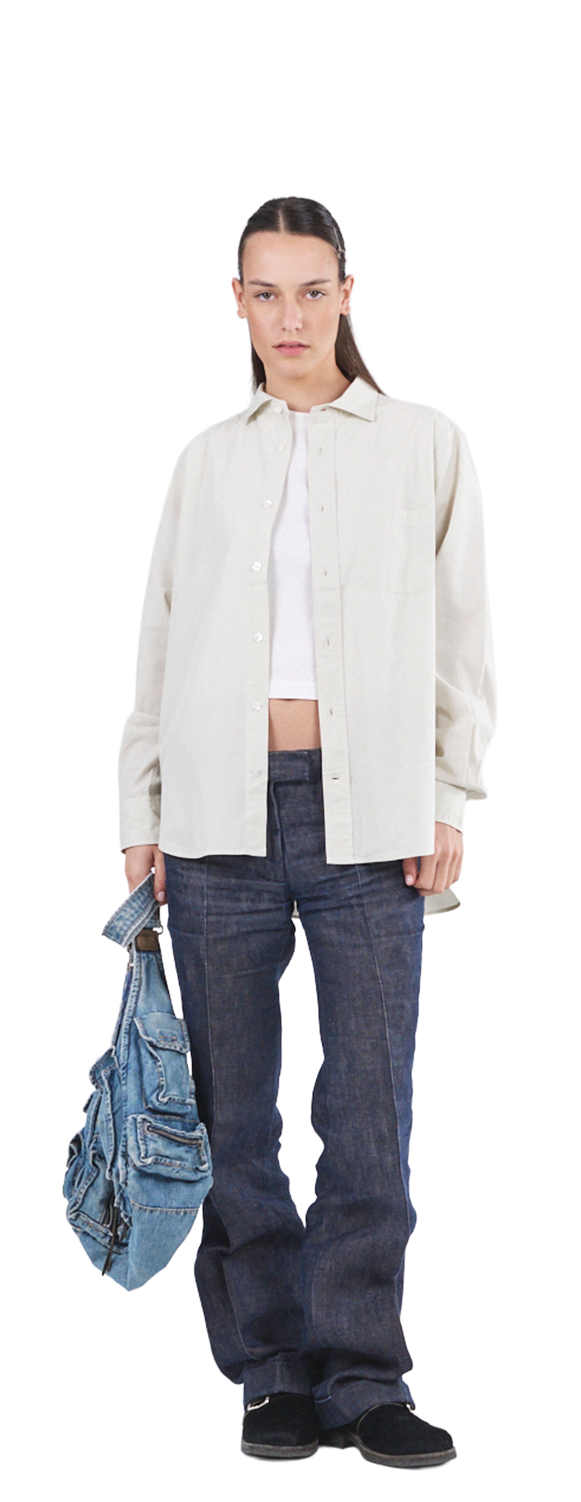 Shark Collar Shirt, Clay Dust