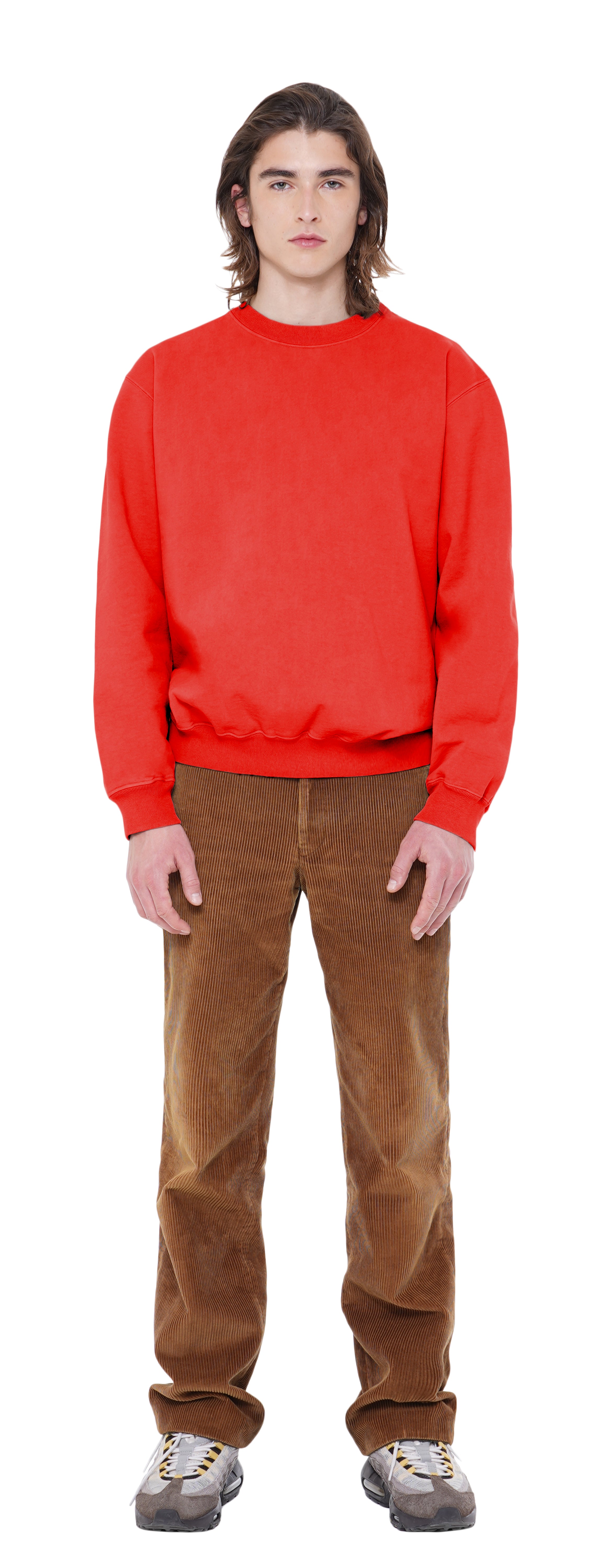 Classic Sweatshirt Crossgrain, Scarlet Sol