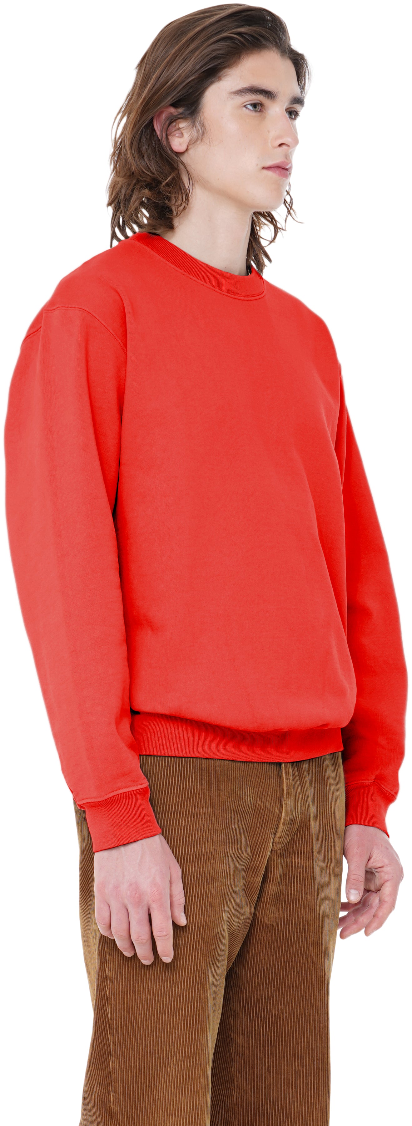 Classic Sweatshirt Crossgrain, Scarlet Sol