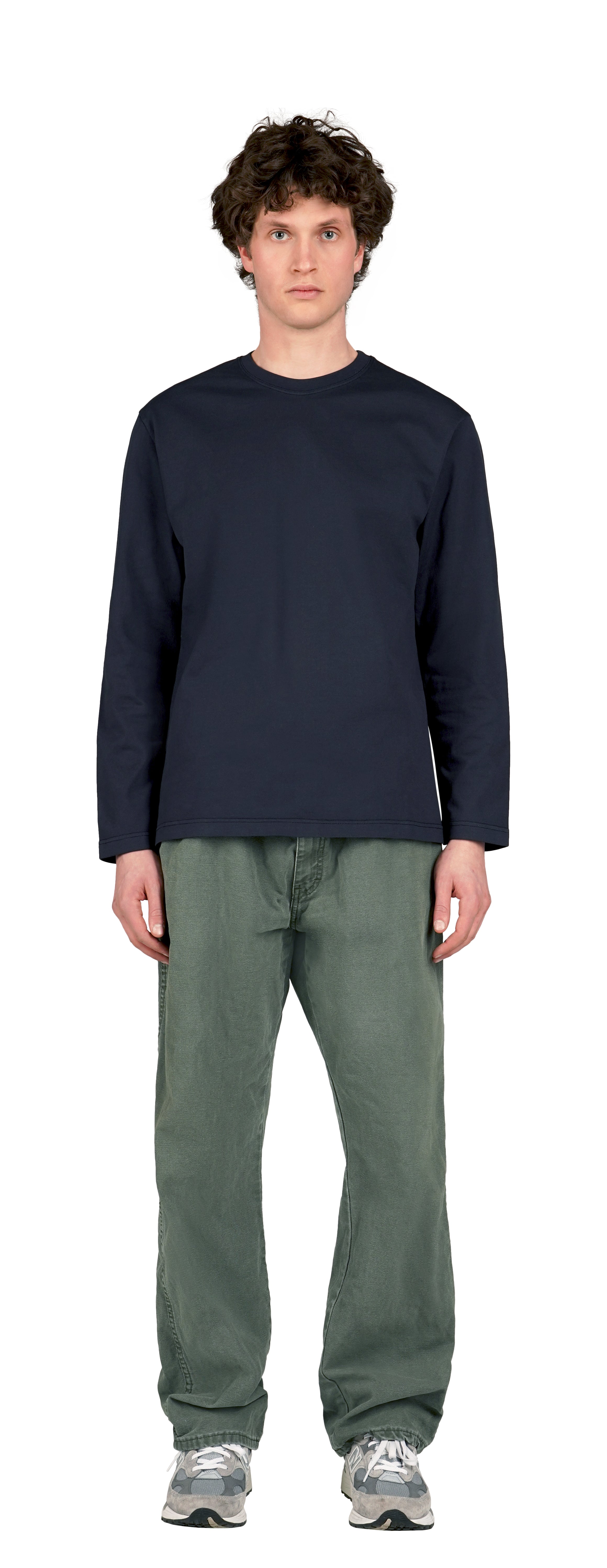 Boxy Longsleeve, Dark Navy