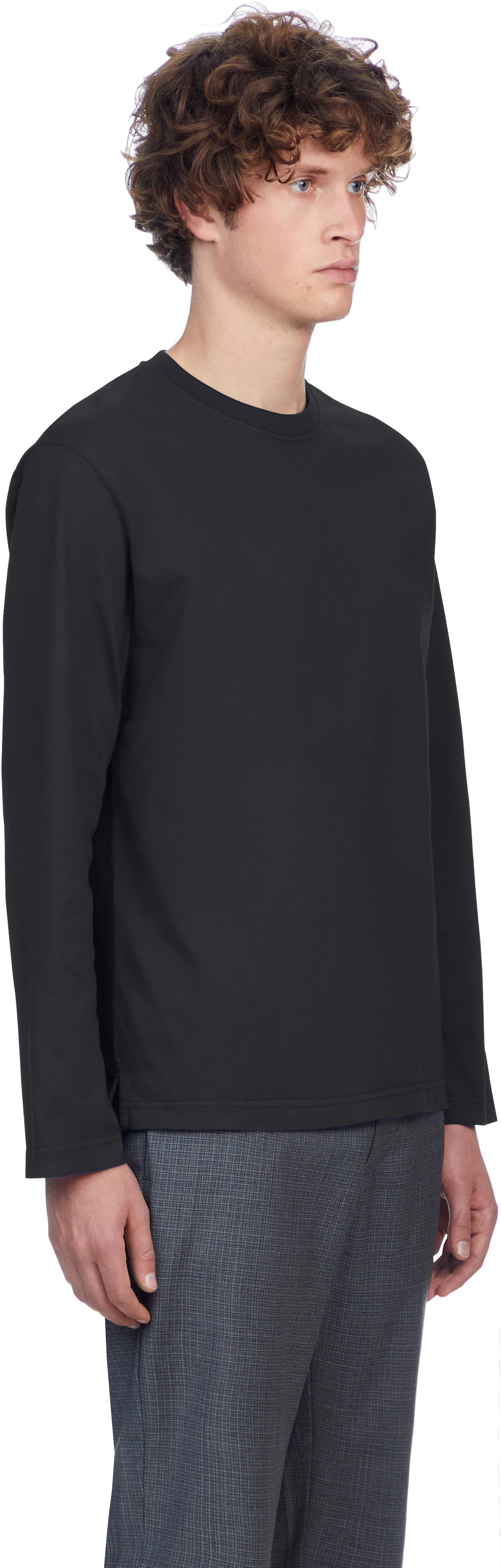 Boxy Longsleeve, True Black