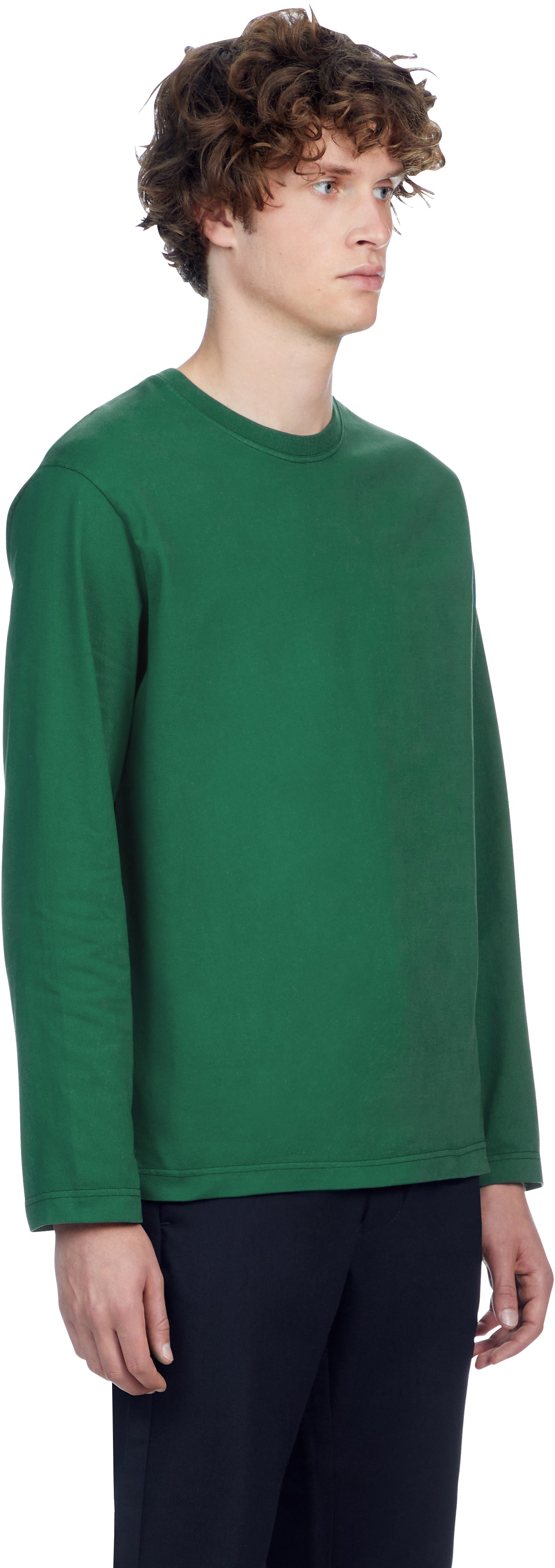 Boxy Longsleeve, Cedro Green