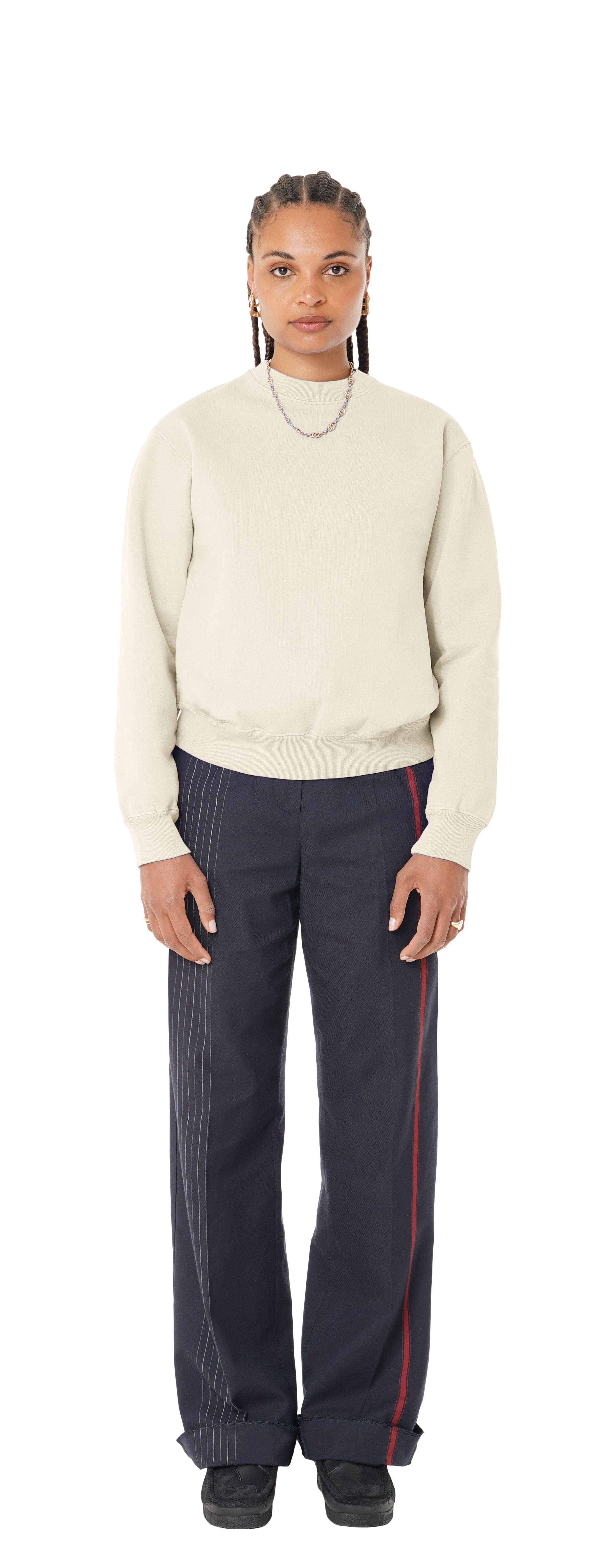 Classic Sweatshirt Crossgrain, Nata