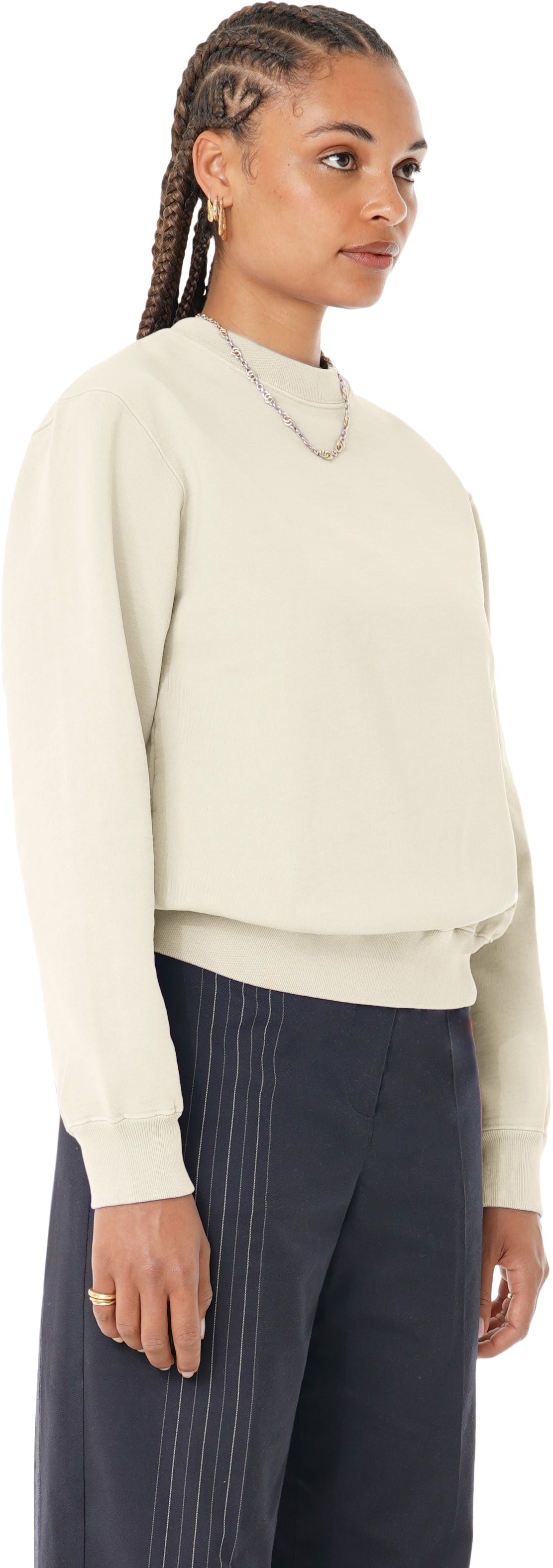Classic Sweatshirt Crossgrain, Nata
