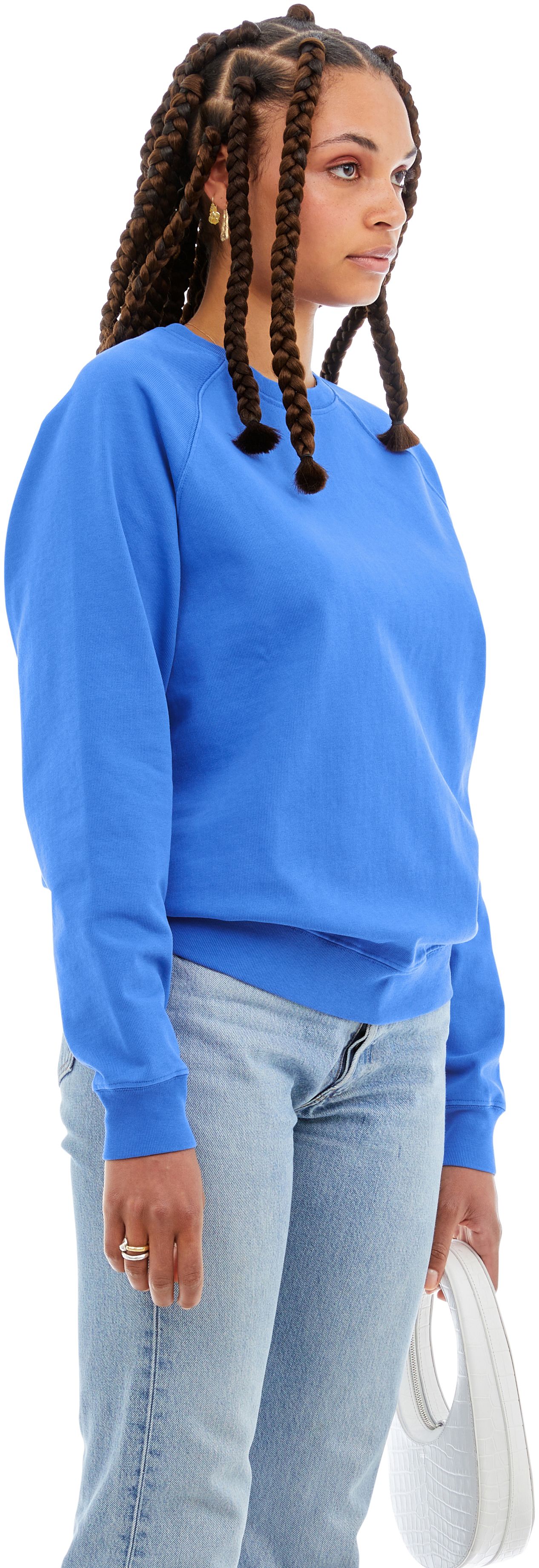 Raglan Sweatshirt, Azulejo Blue