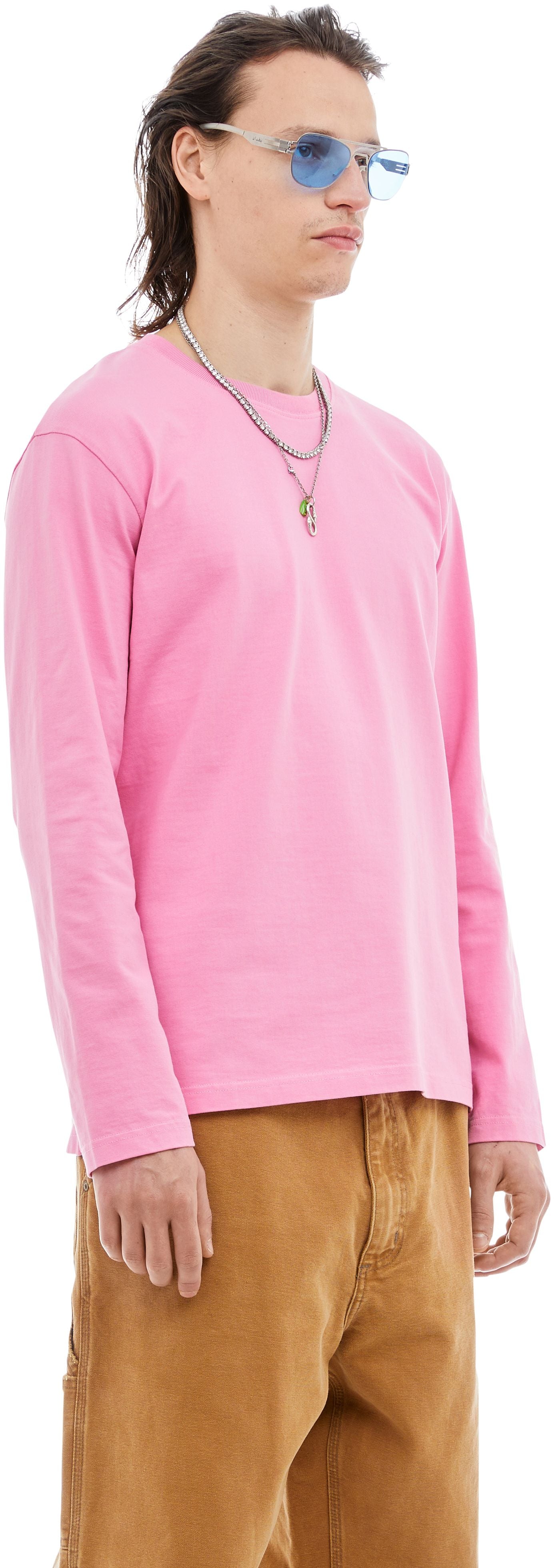 Boxy Longsleeve, Fuchsia