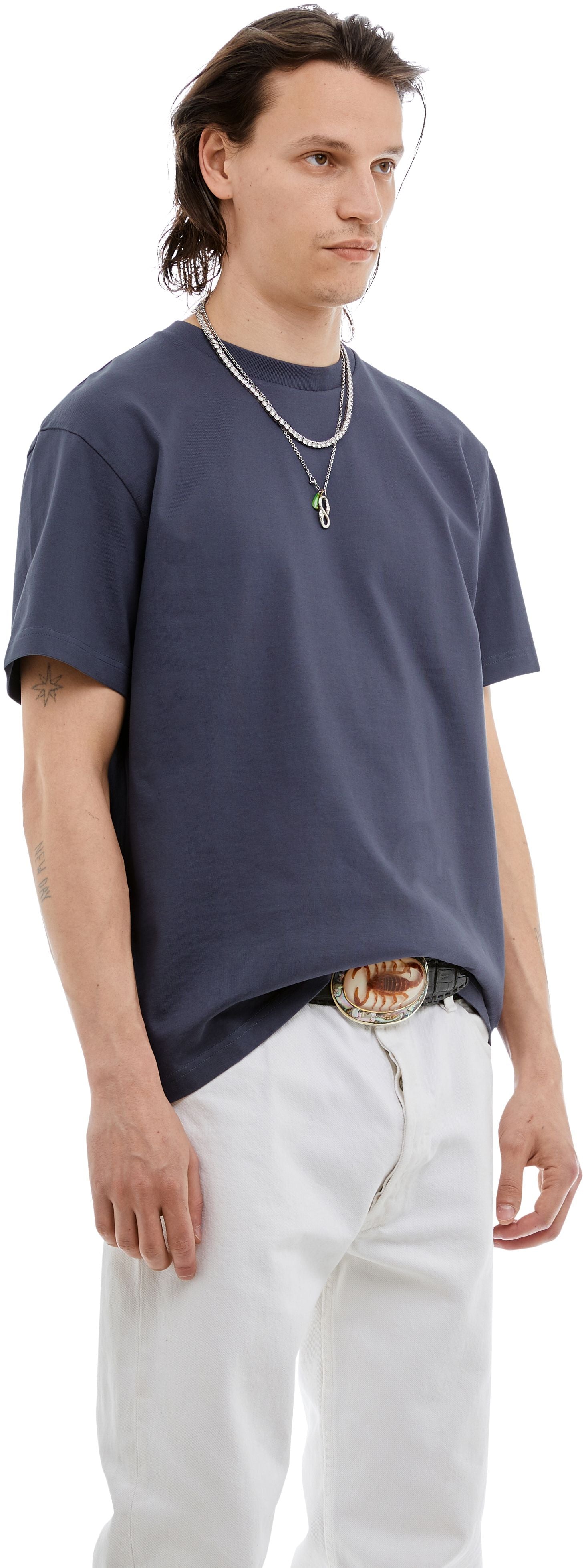 Boxy T-Shirt, Deep Blueberry