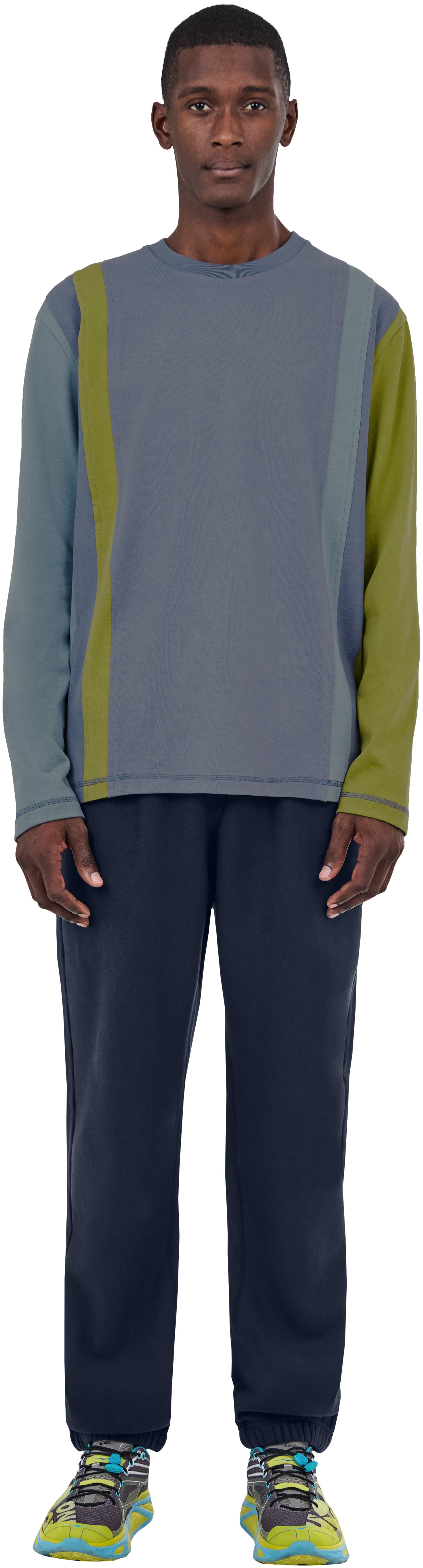 Boxy Longsleeve Patchwork, Mossy Quilt