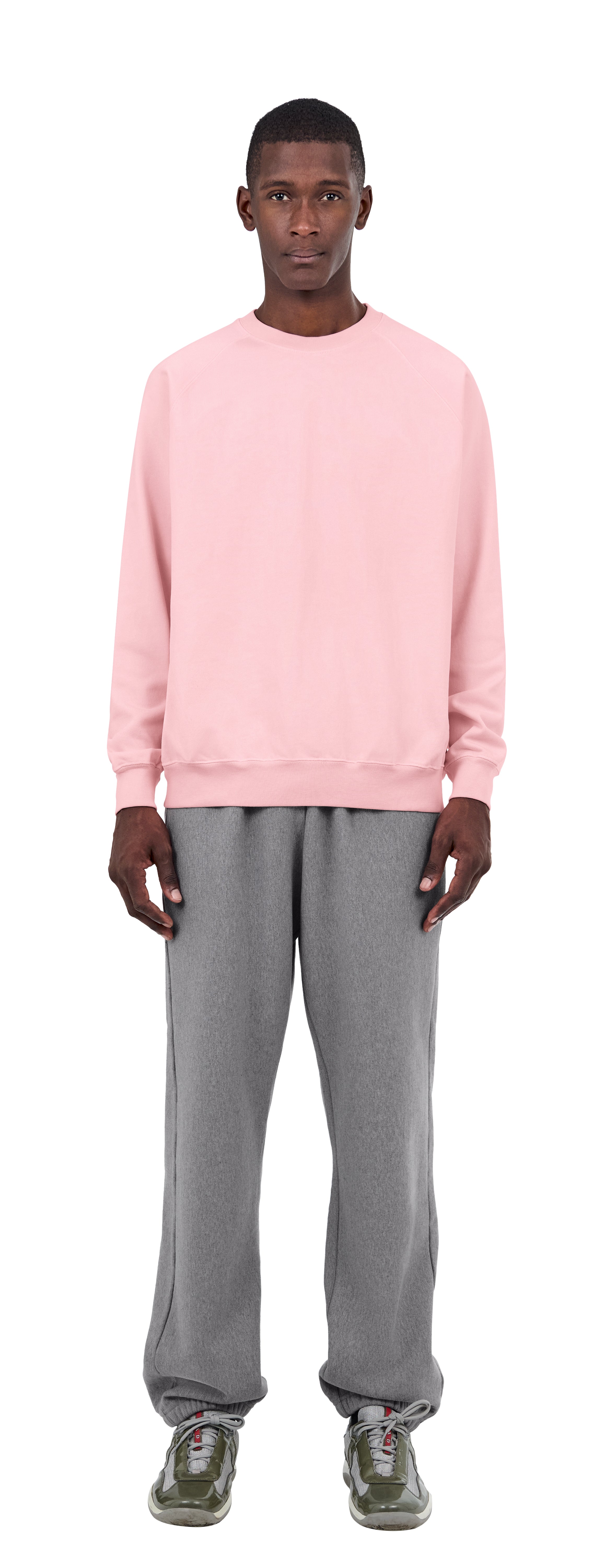 Raglan Sweatshirt, Rose Blush