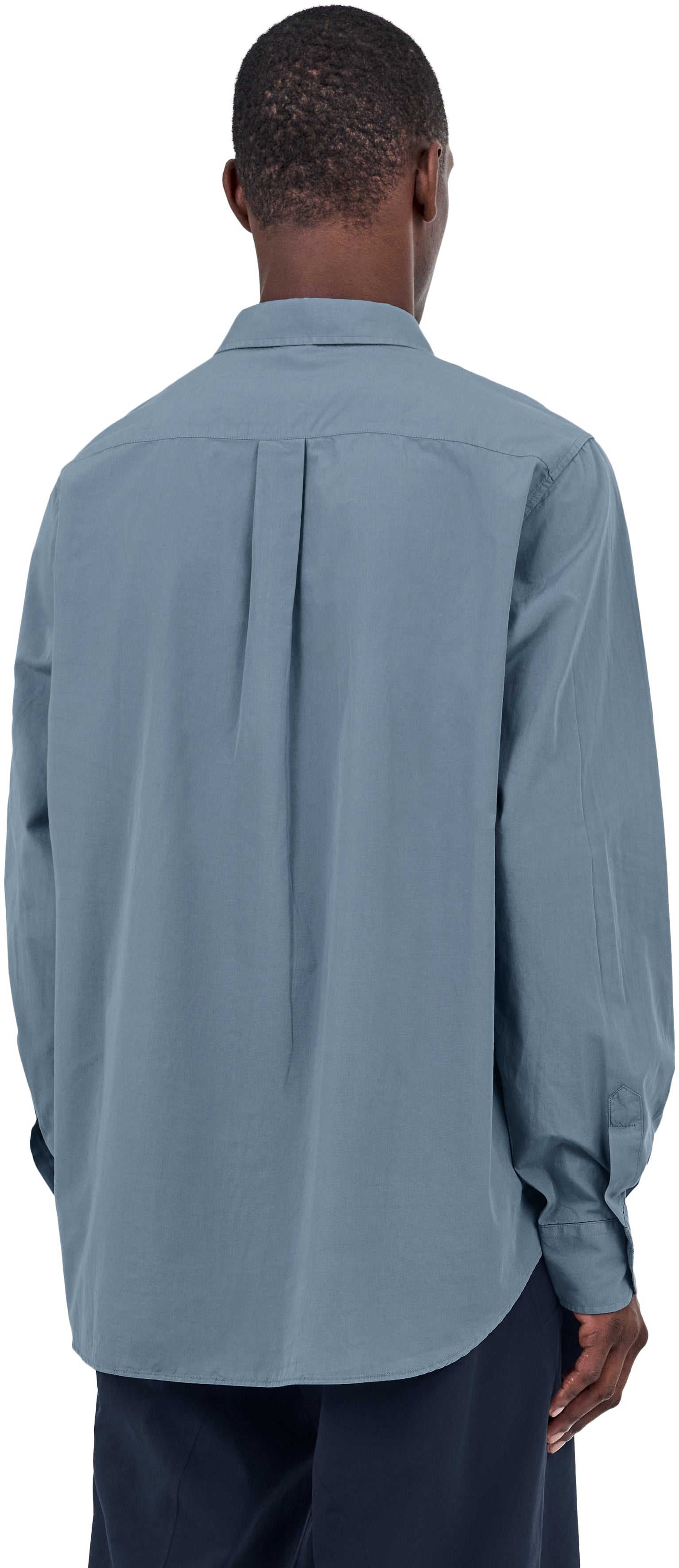 Shark Collar Shirt, Blue Slate