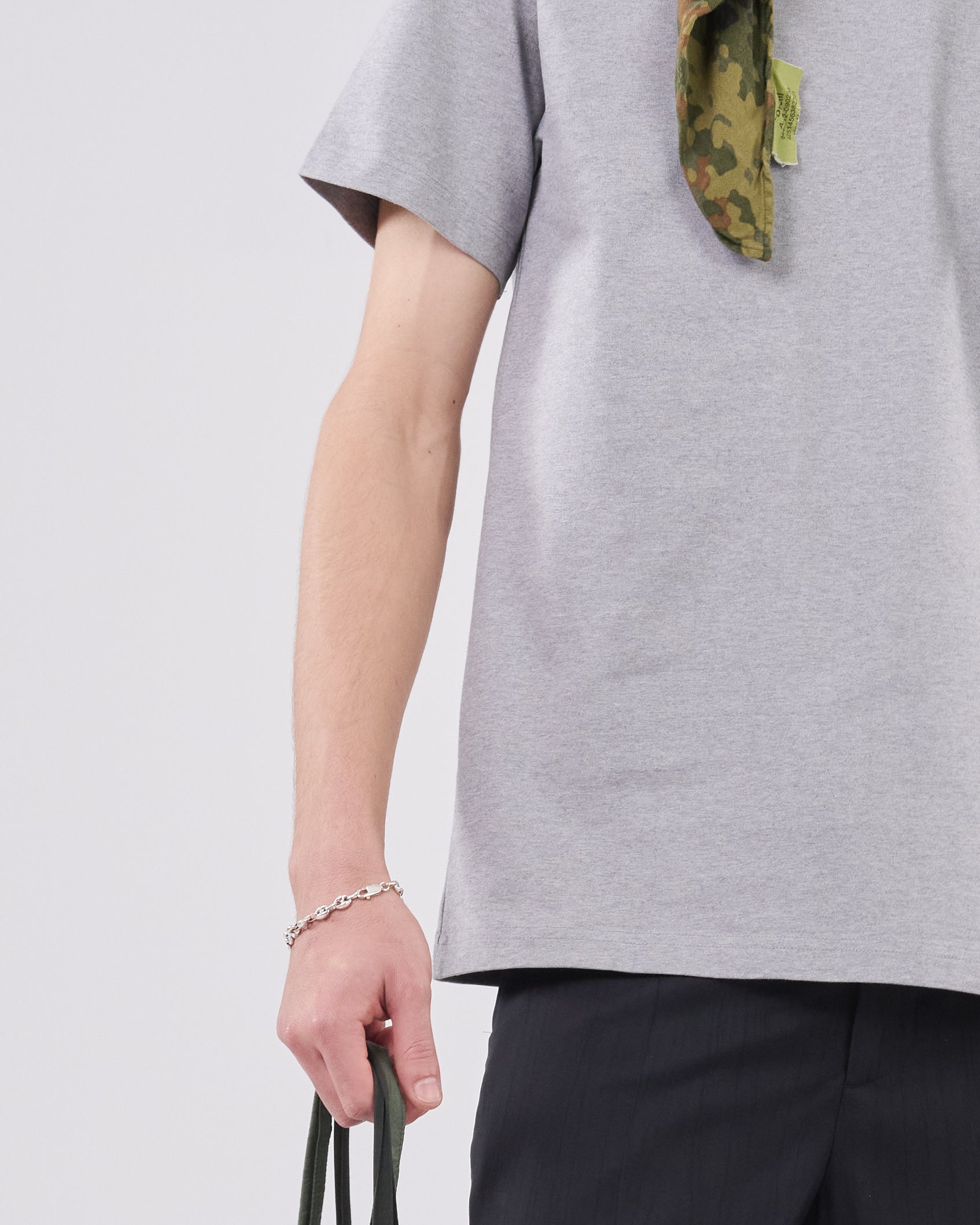 Boxy T-Shirt, Grey Mescla