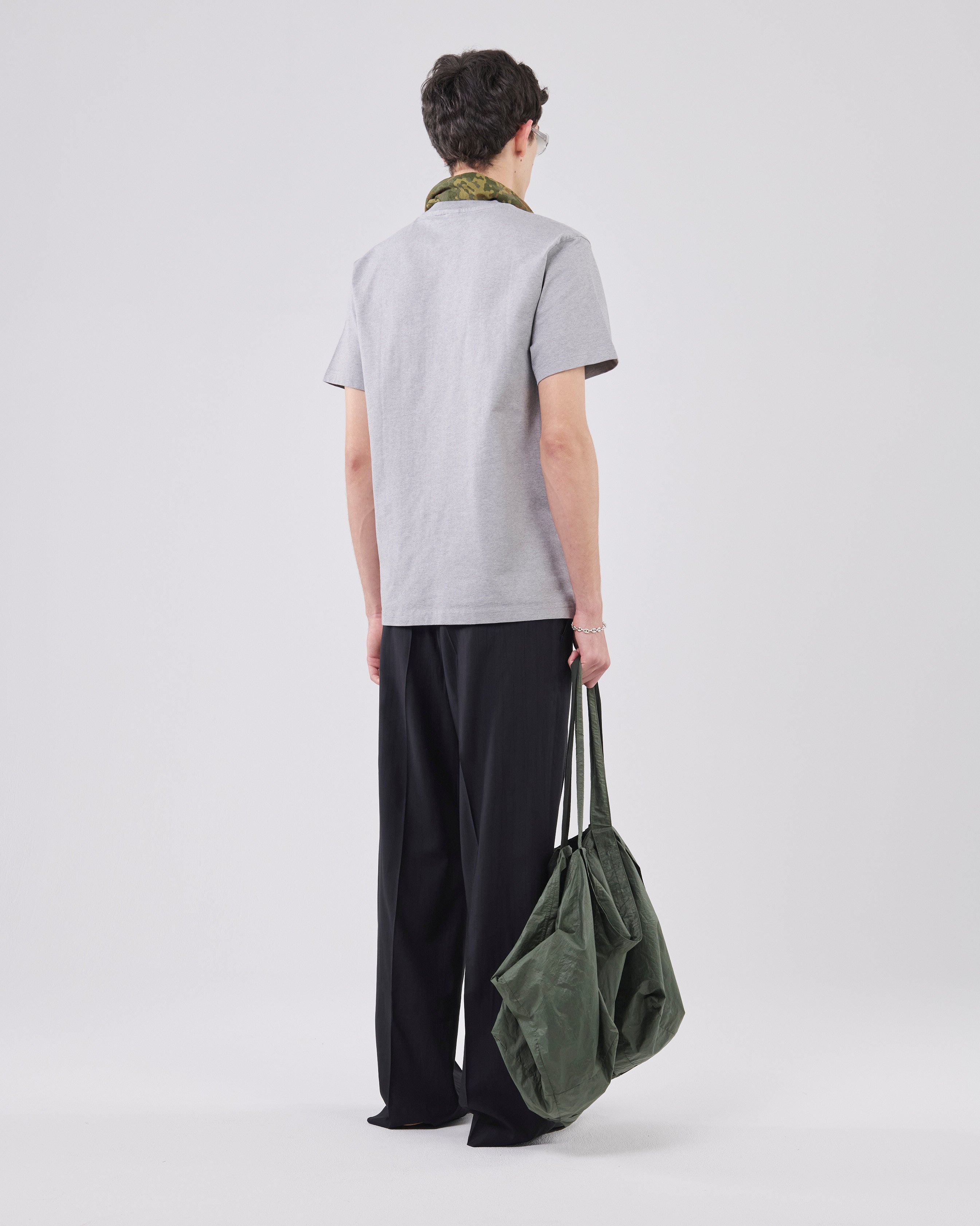 Boxy T-Shirt, Grey Mescla