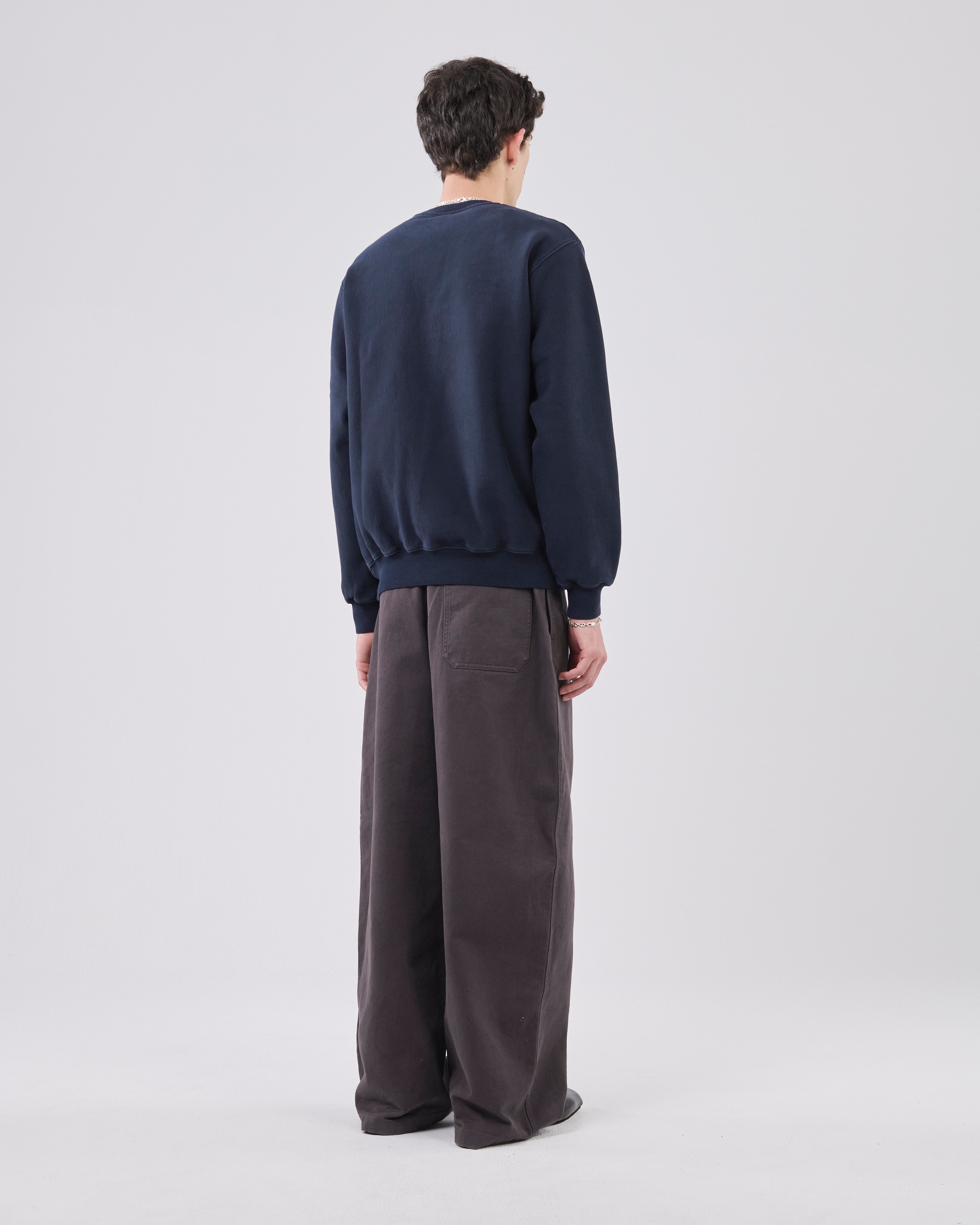 Classic Sweatshirt Crossgrain, Dark Navy