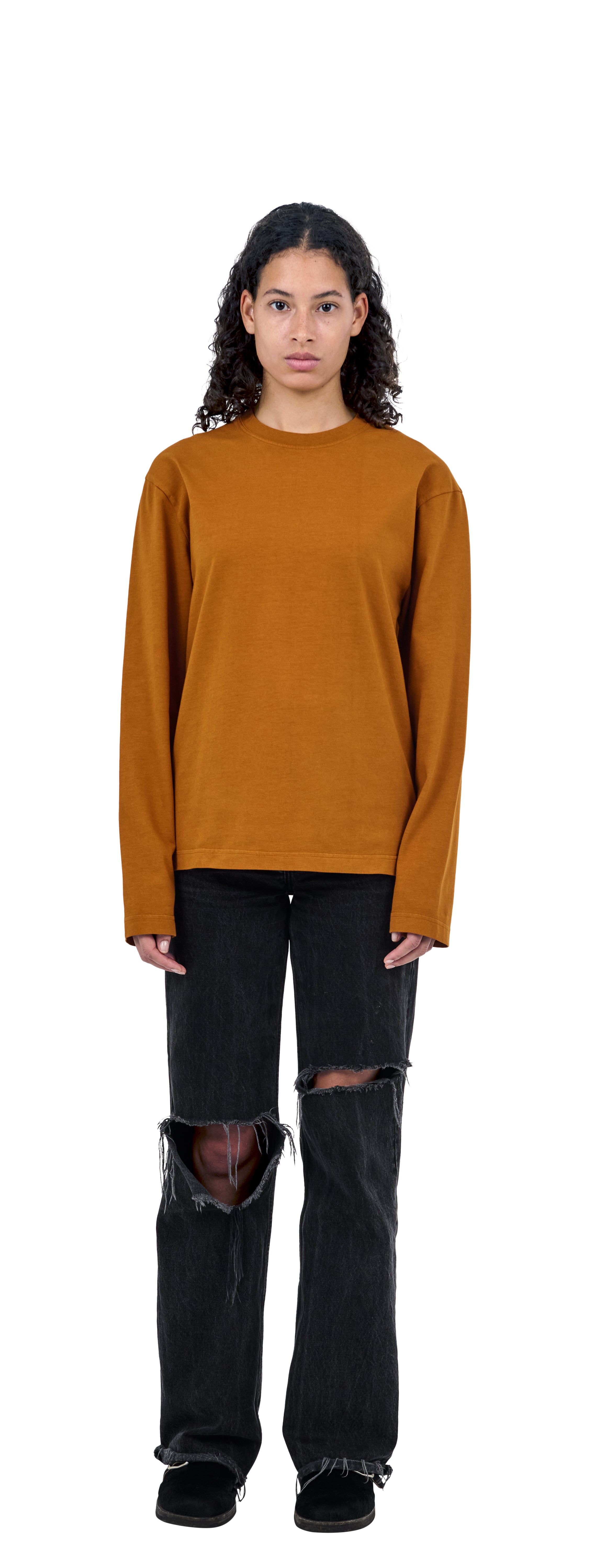 Boxy Longsleeve, Amber Ash