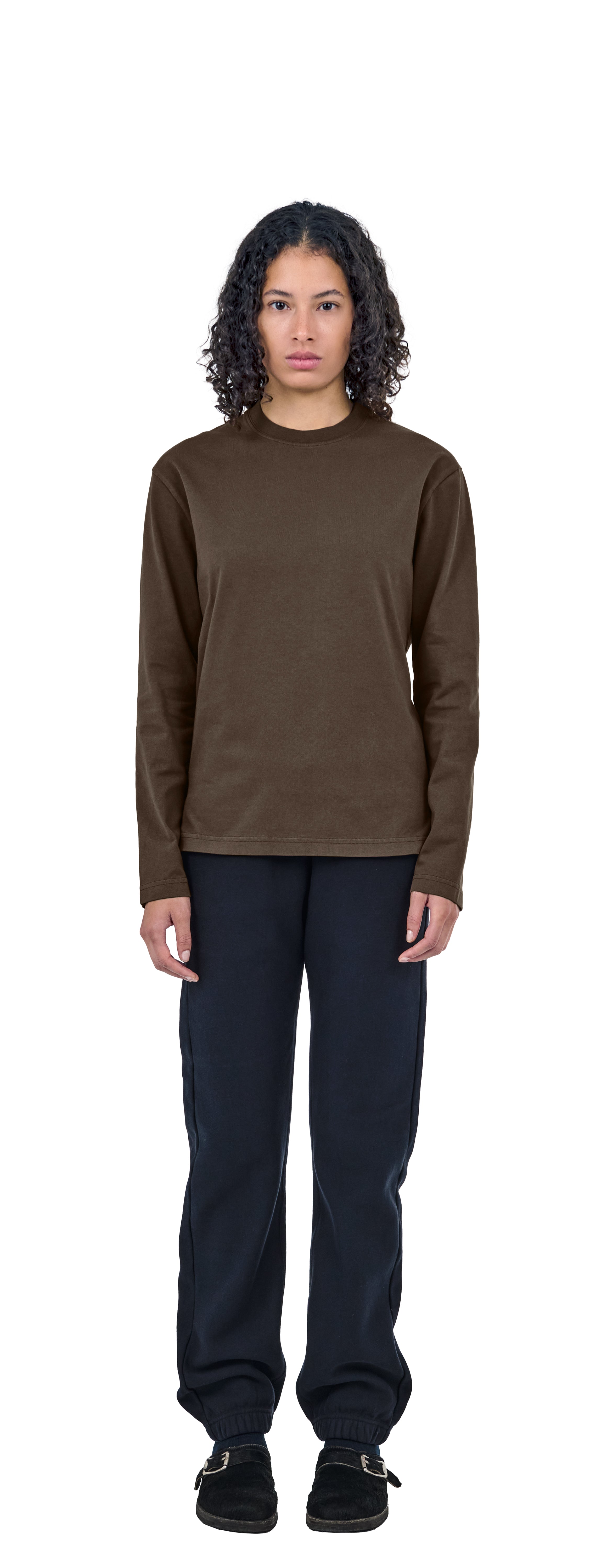 Boxy Longsleeve, Night Oak
