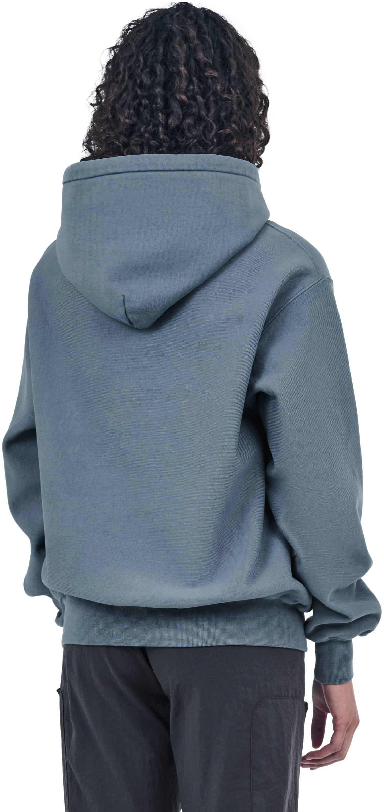 Classic Hoodie Crossgrain, Blue Slate