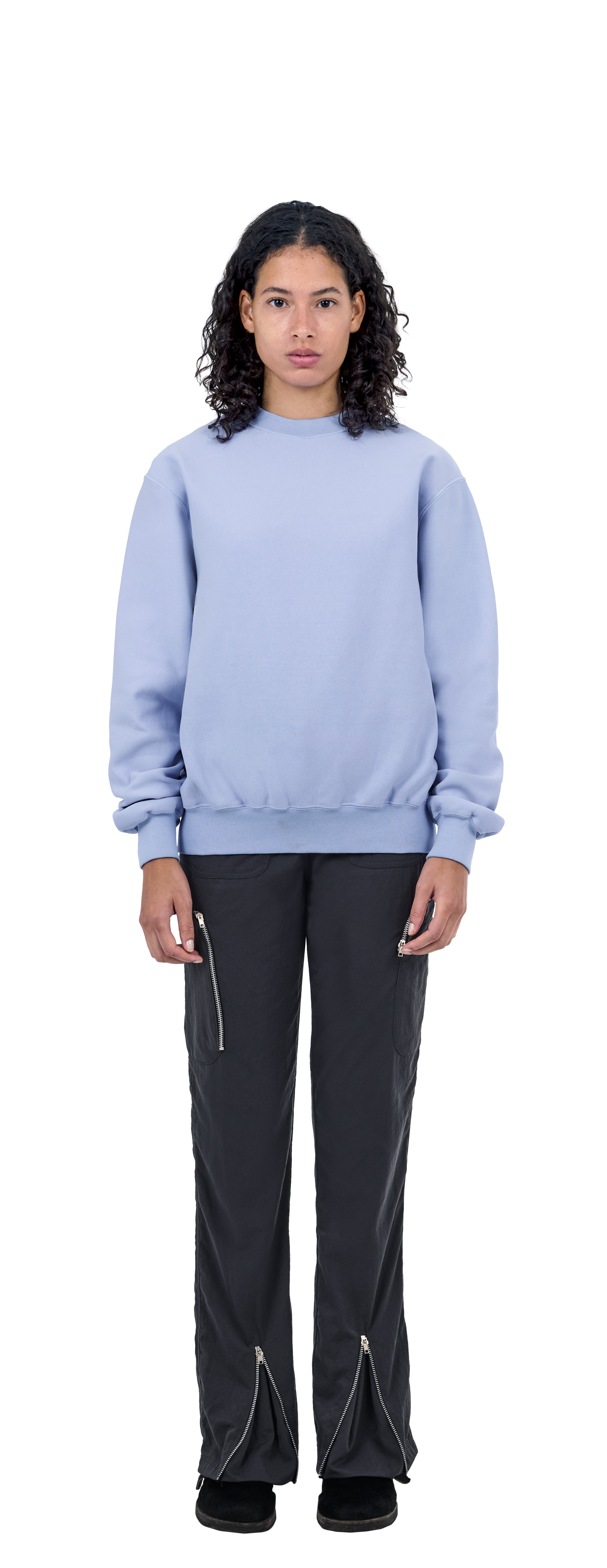Classic Sweatshirt Crossgrain, Bluebell