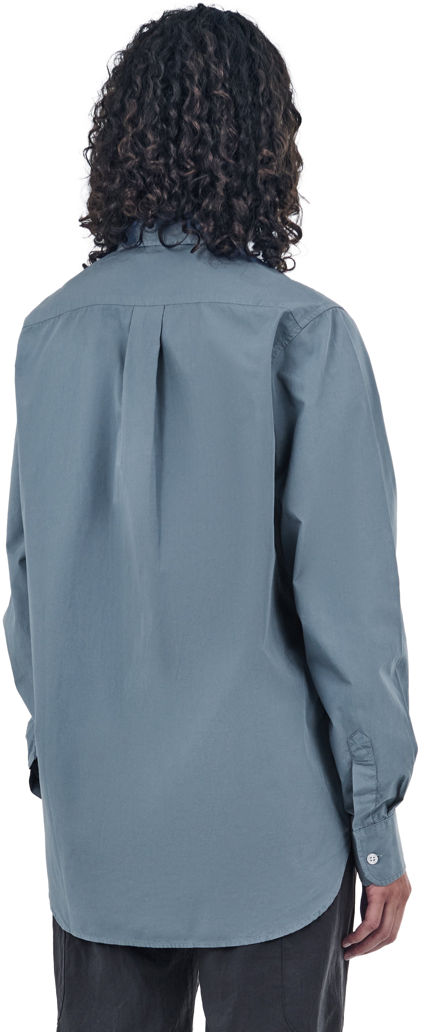 Shark Collar Shirt, Blue Slate