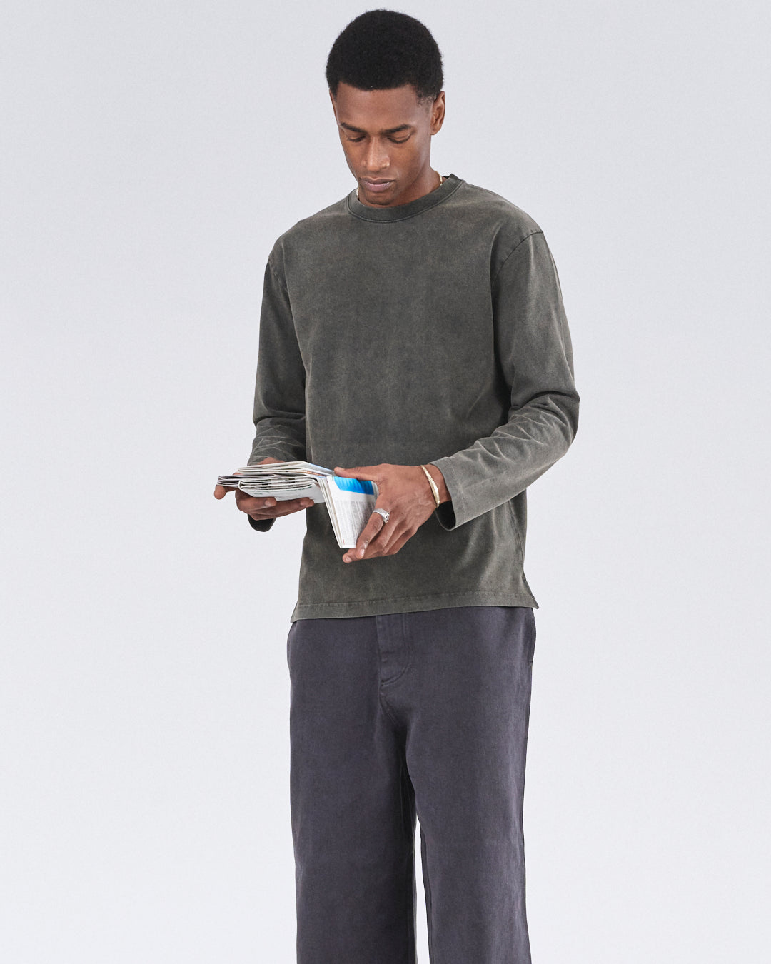 Boxy Longsleeve, Night Forest