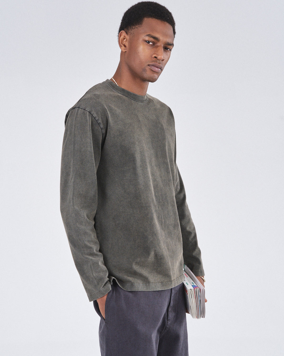 Boxy Longsleeve, Night Forest