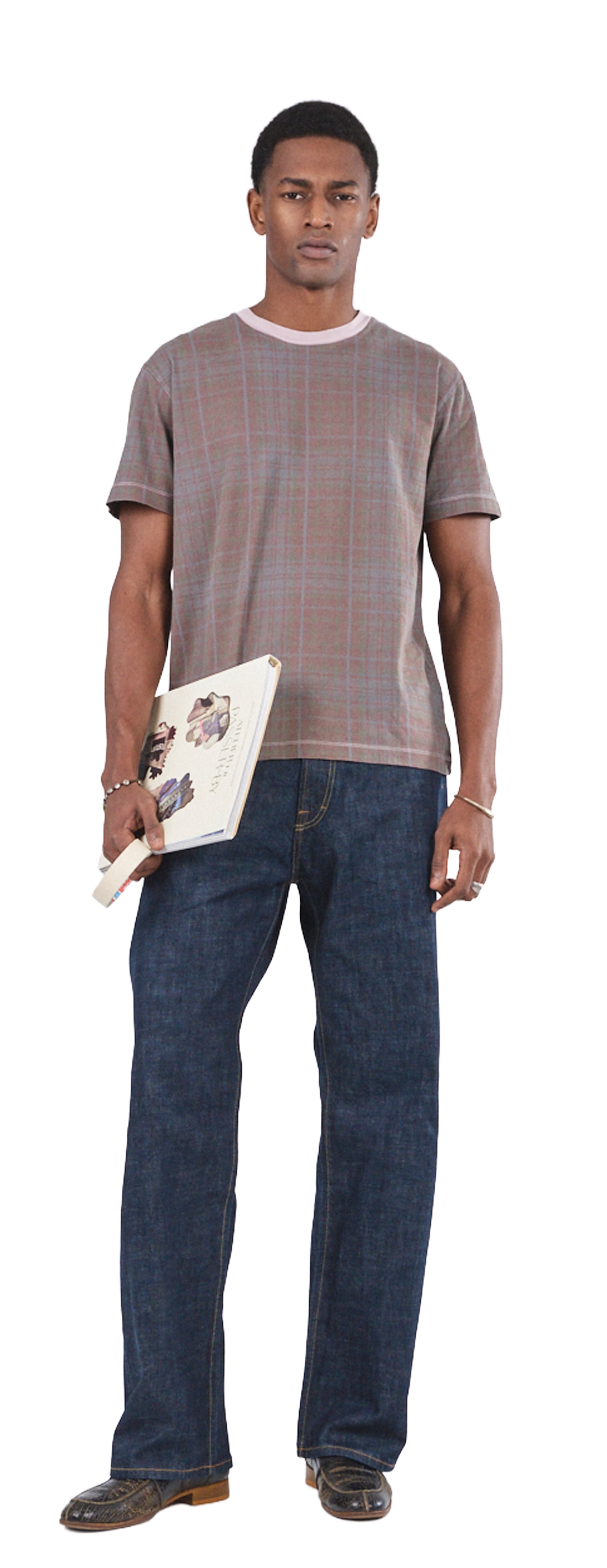 Classic T-shirt 135, Bark Tartan Atelier E.B