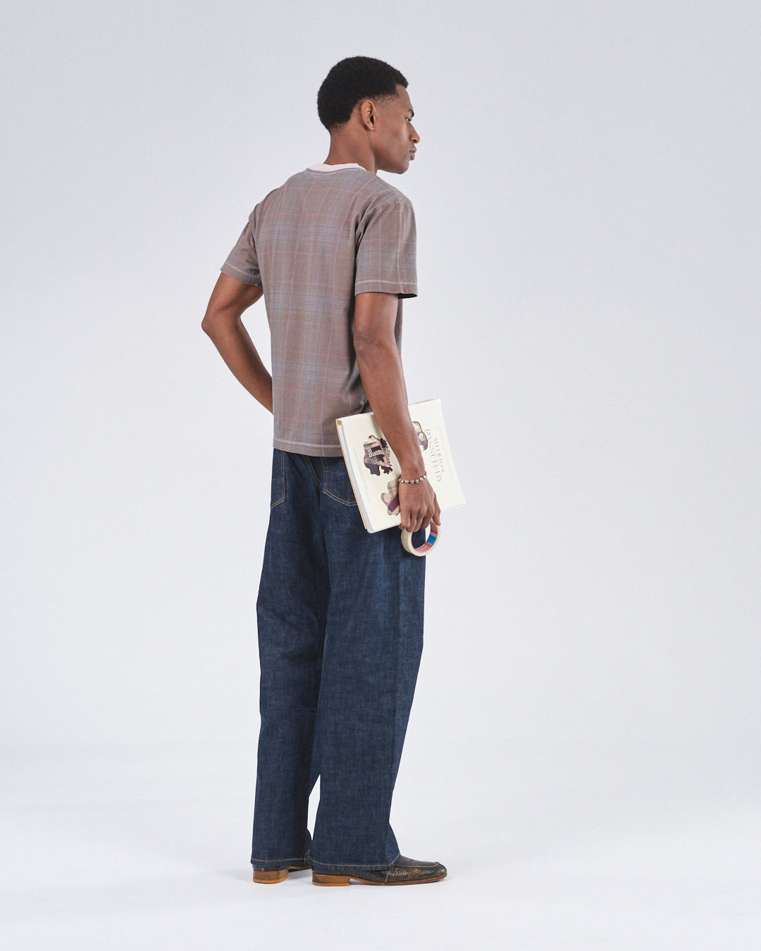Classic T-shirt 135, Bark Tartan Atelier E.B
