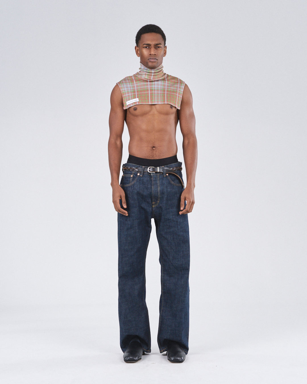 Neck Piece 220, Sunny Tartan Atelier E.B
