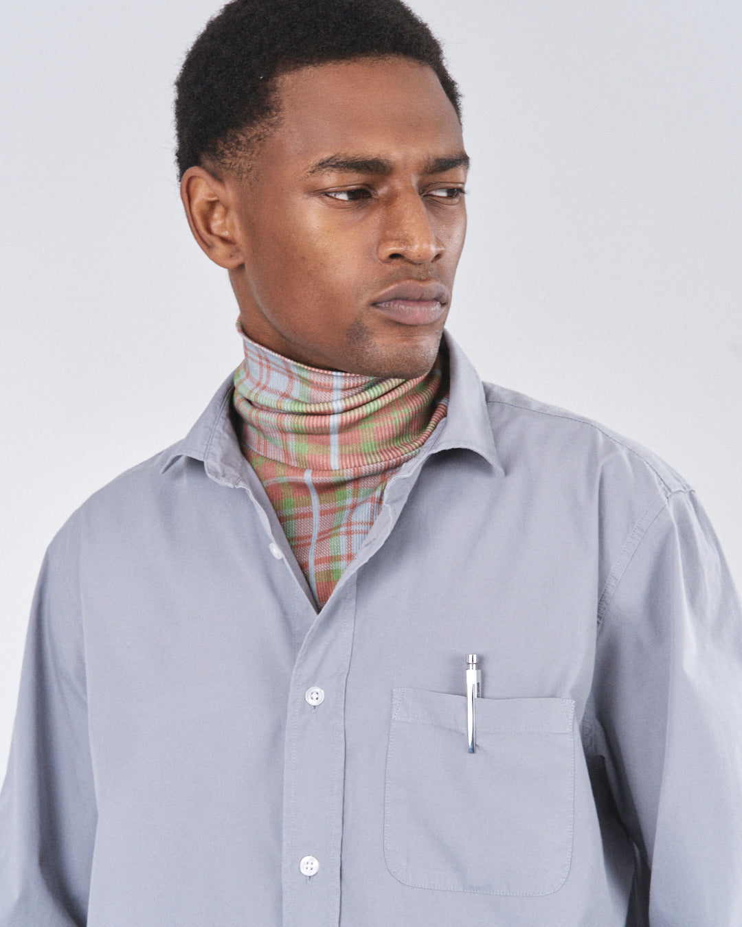 Neck Piece 220, Sunny Tartan Atelier E.B